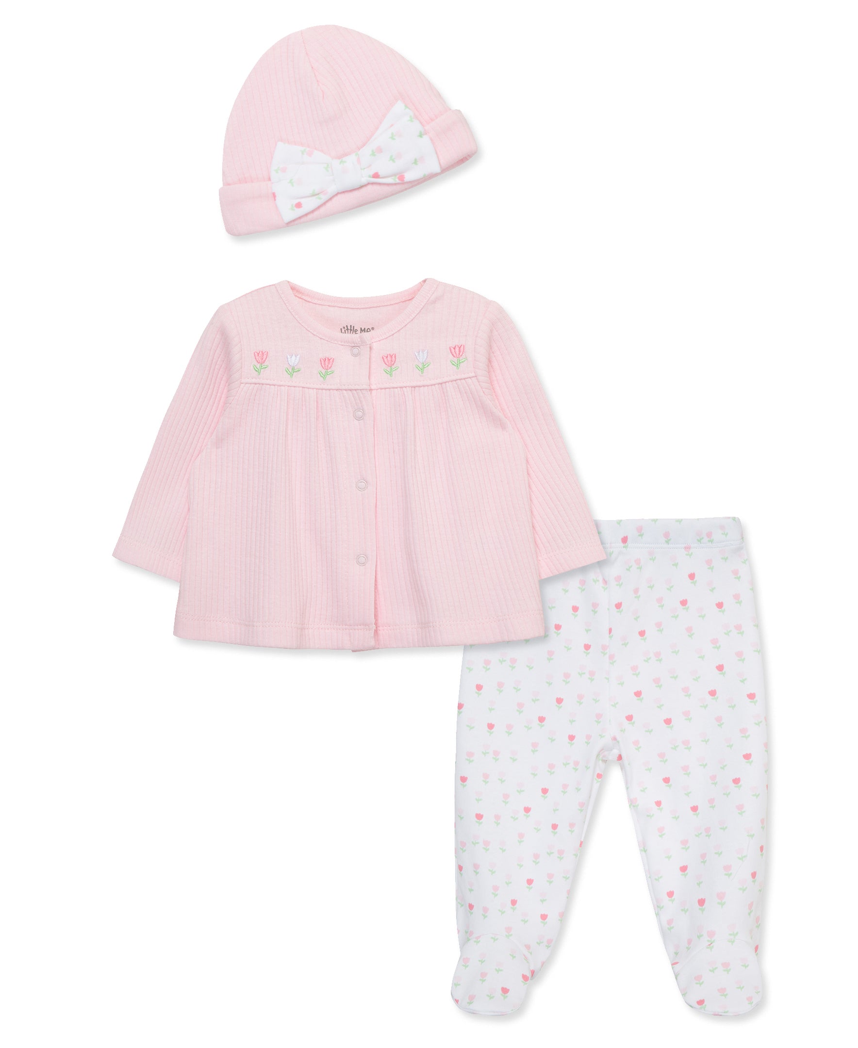 Tulips 3-Piece Cardigan Set - Little Me