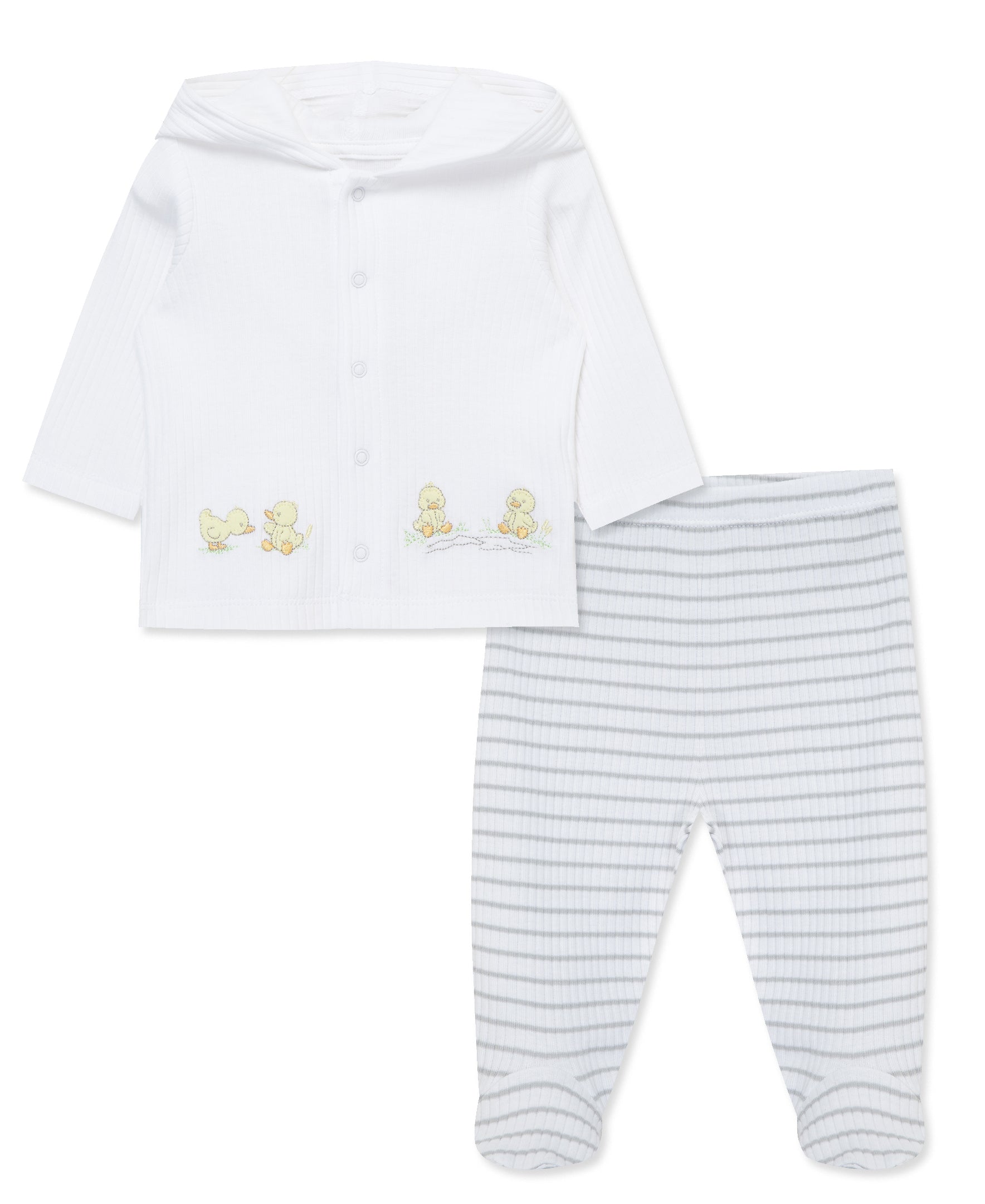 Splashy Ducks 2-Piece Cardigan Set - Little Me