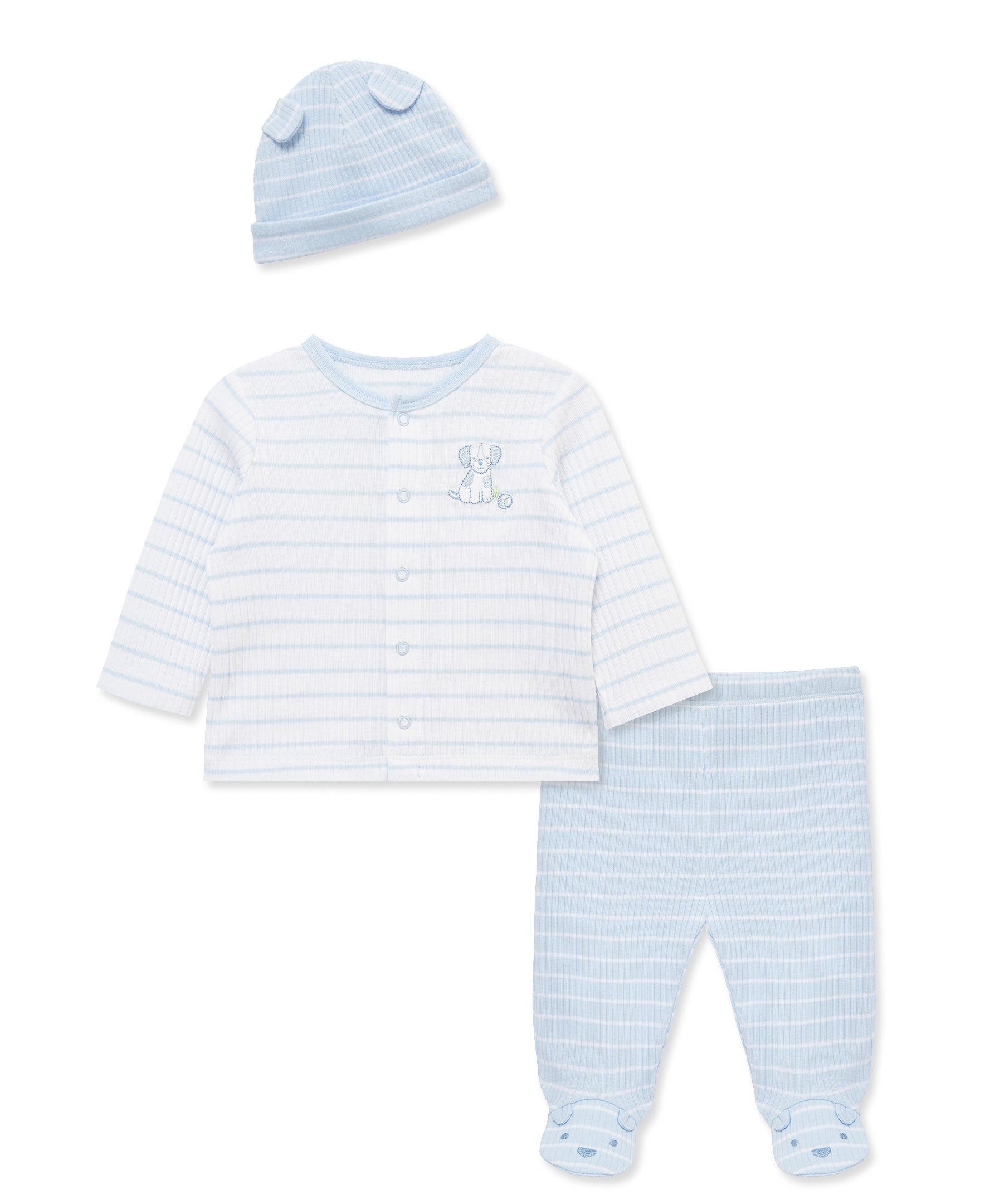 Peppy Puppies 3-Piece Cardigan Set - Little Me