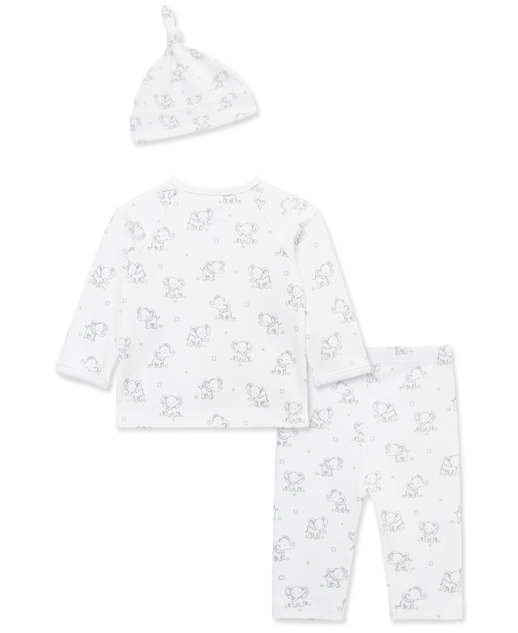 Baby Elephants 3-Piece Cardigan Set - Little Me