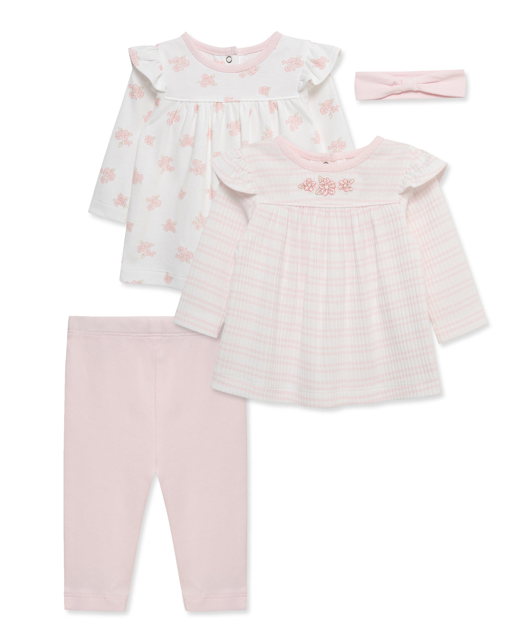 Dainty Bears 3-Piece Pant Set & Headband - Little Me