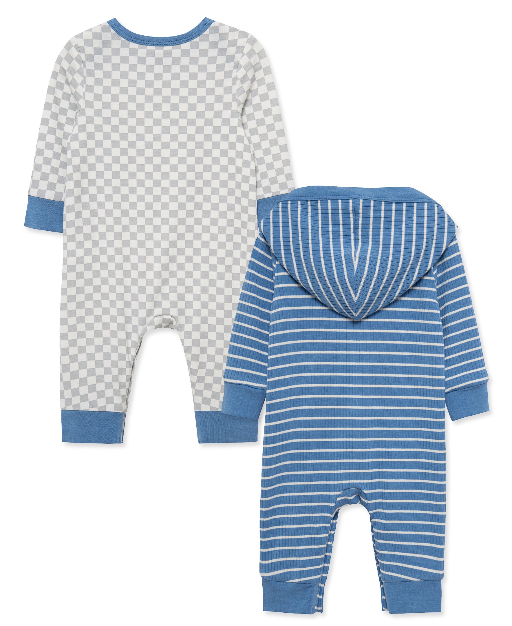 Grand Prix Checker Coveralls 2-Pack - Little Me