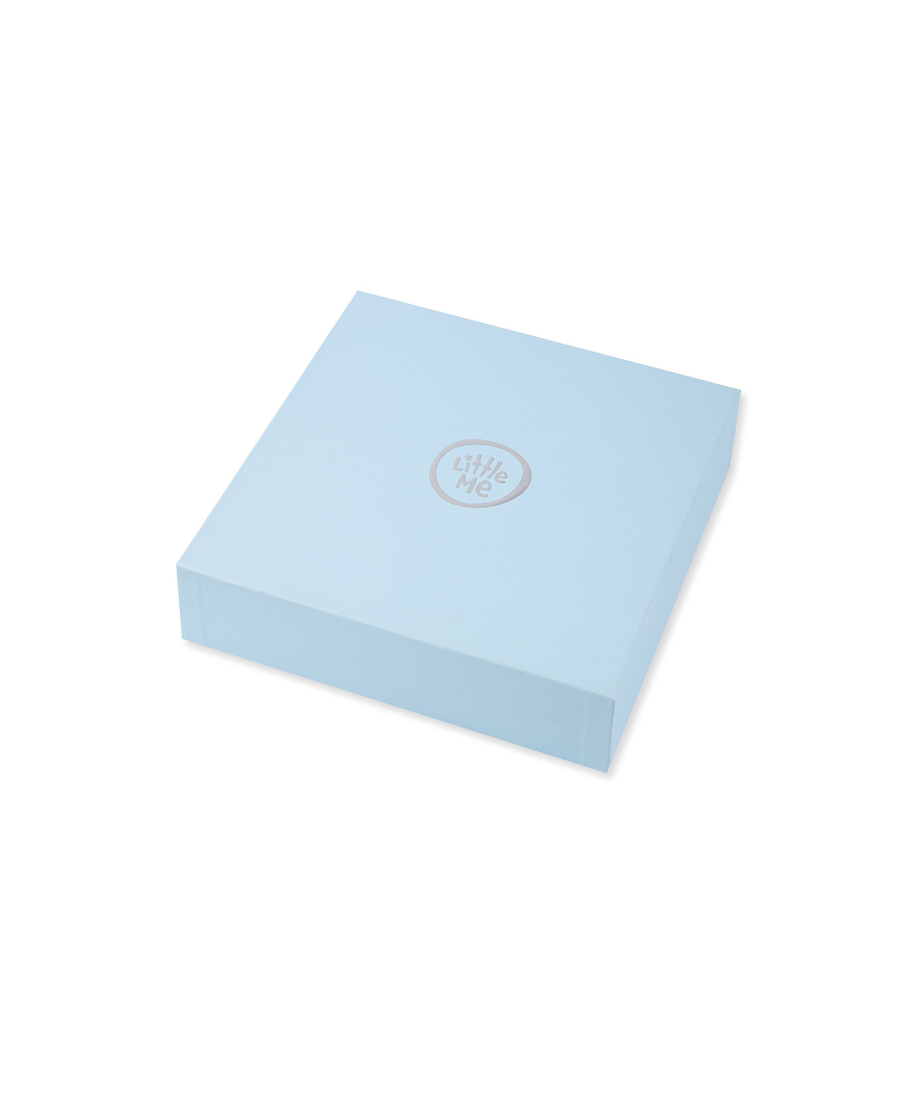 Blue Cable Sweater & Blanket Gift Box - Little Me