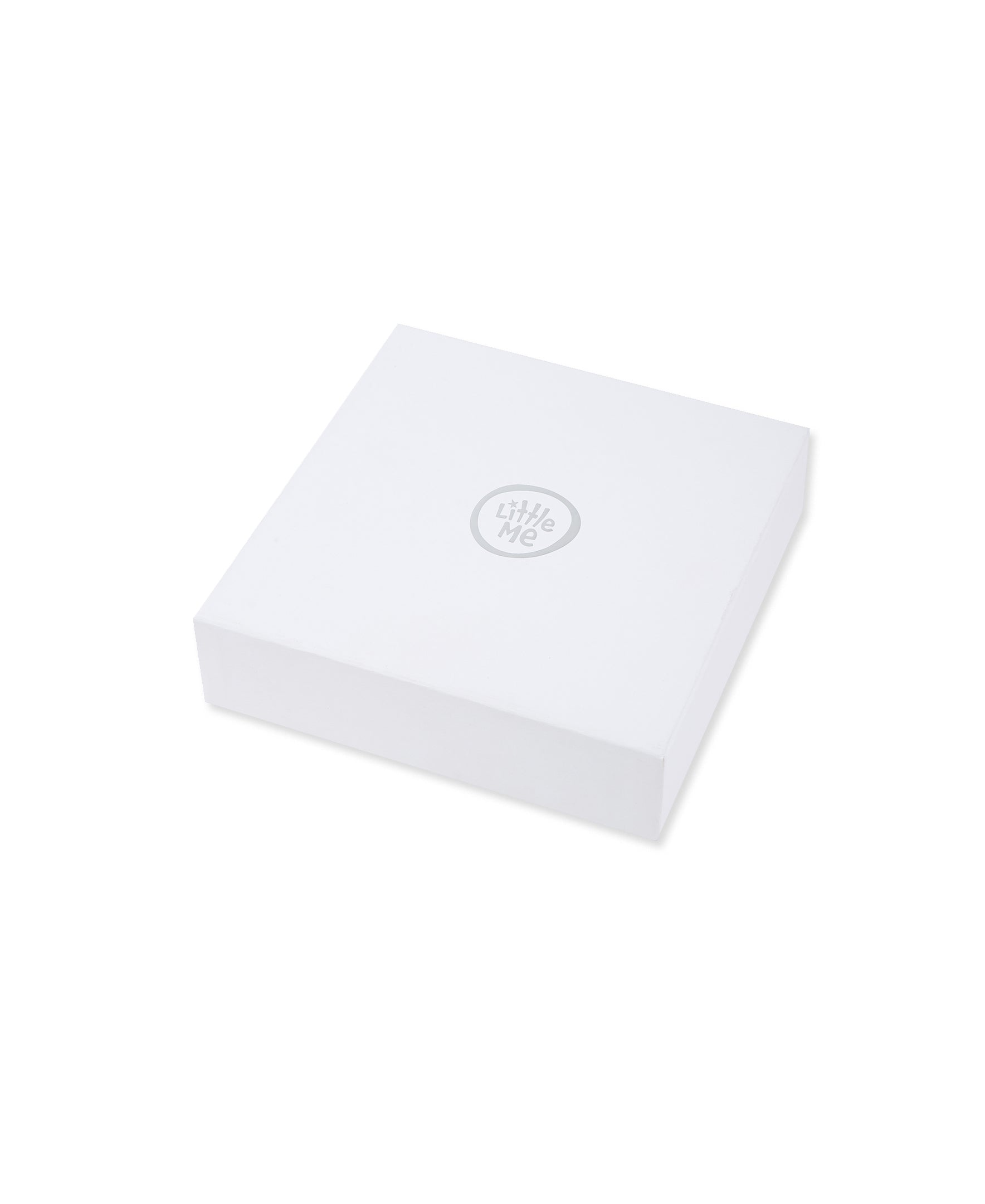White Cable Sweater & Blanket Gift Box - Little Me
