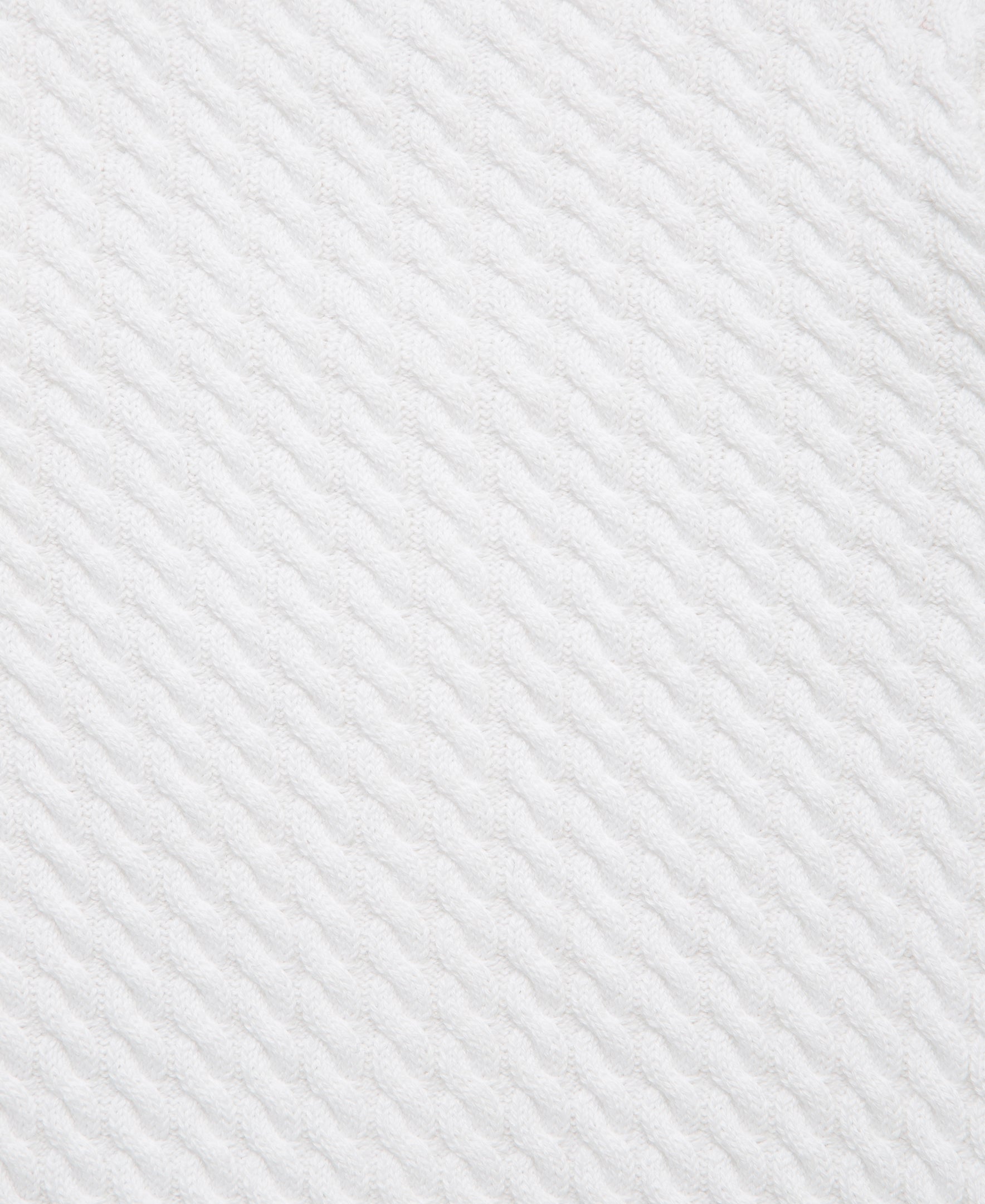 White Cable Sweater & Blanket Gift Box - Little Me