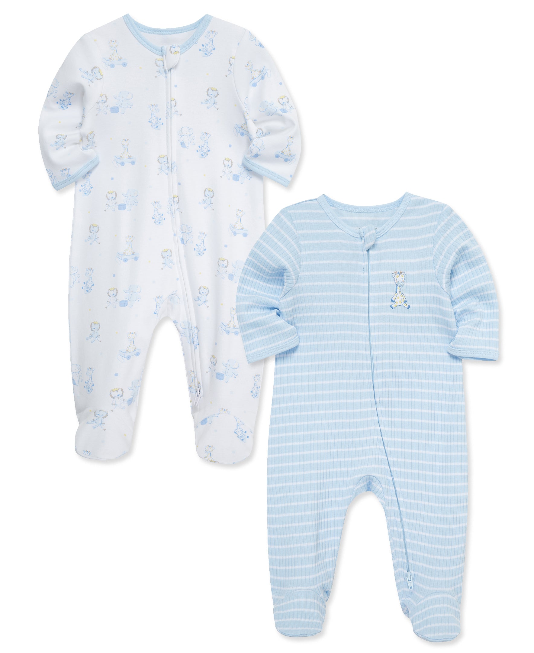 Snuggly Safari Footies (2-Pack) - Little Me