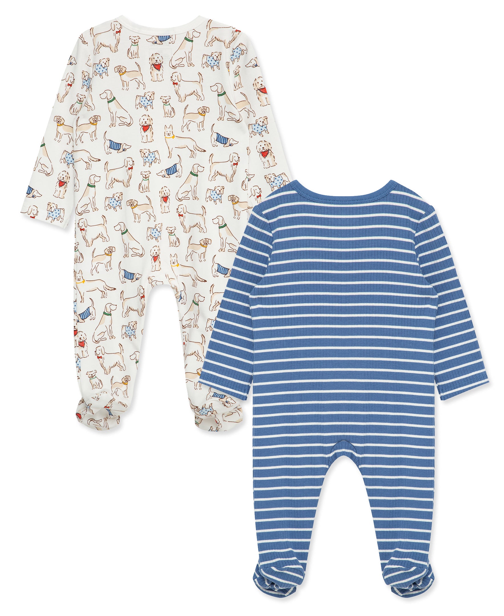 Puppy Parade Footies (2-Pack) - Little Me