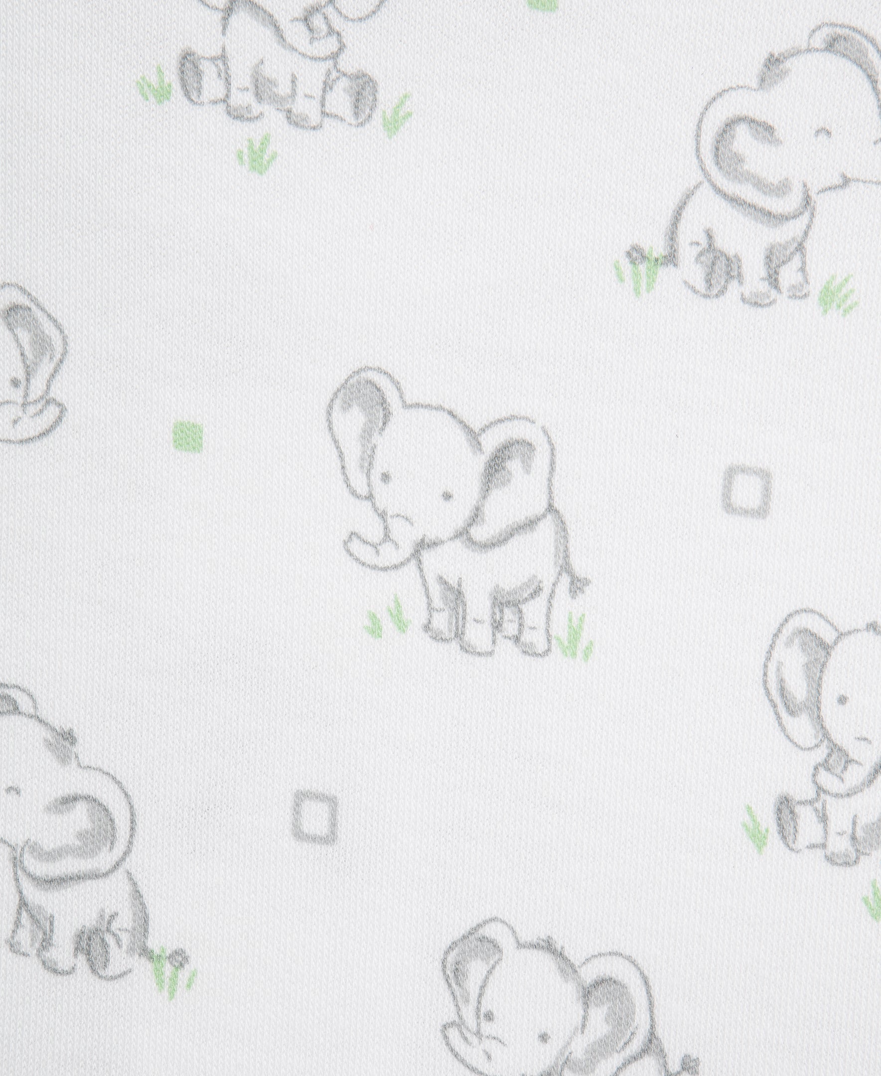 Baby Elephants 2-Way-Zip Footies (2-Pack) - Little Me