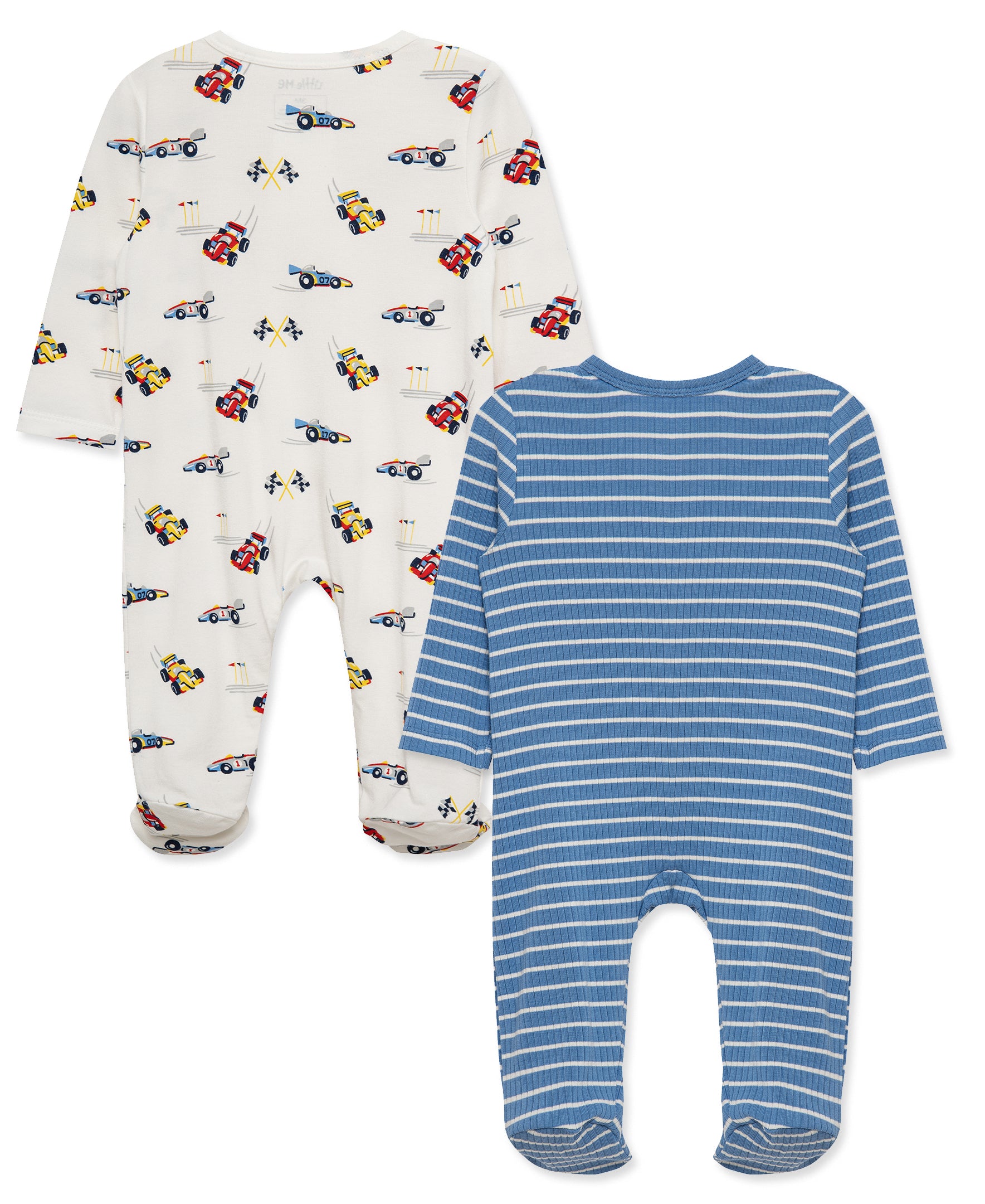 Grand Prix 2-Way-Zip Footies 2-Pack - Little Me