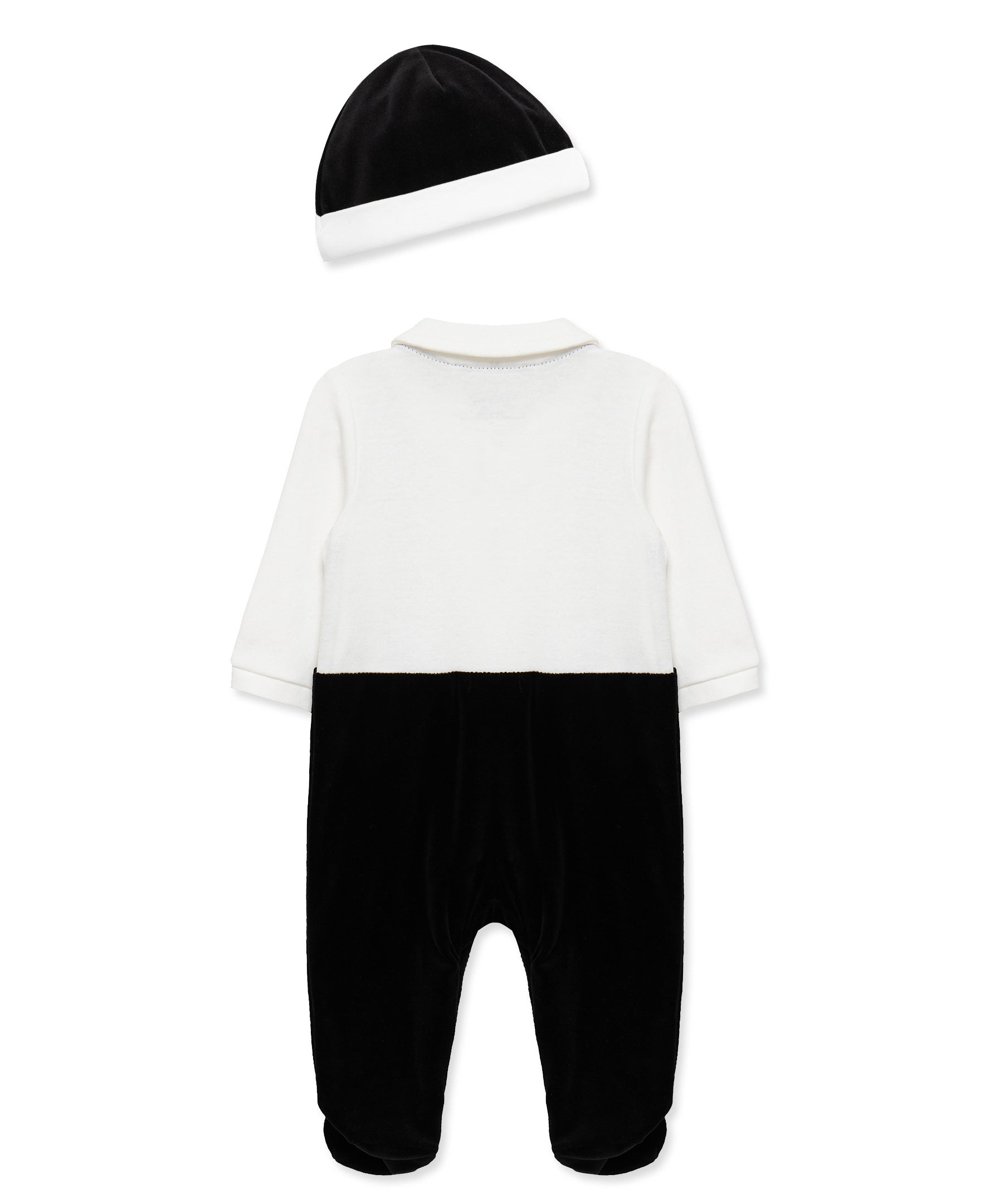 Train Treasures Dressy Footie & Hat (NB-9M) - Little Me