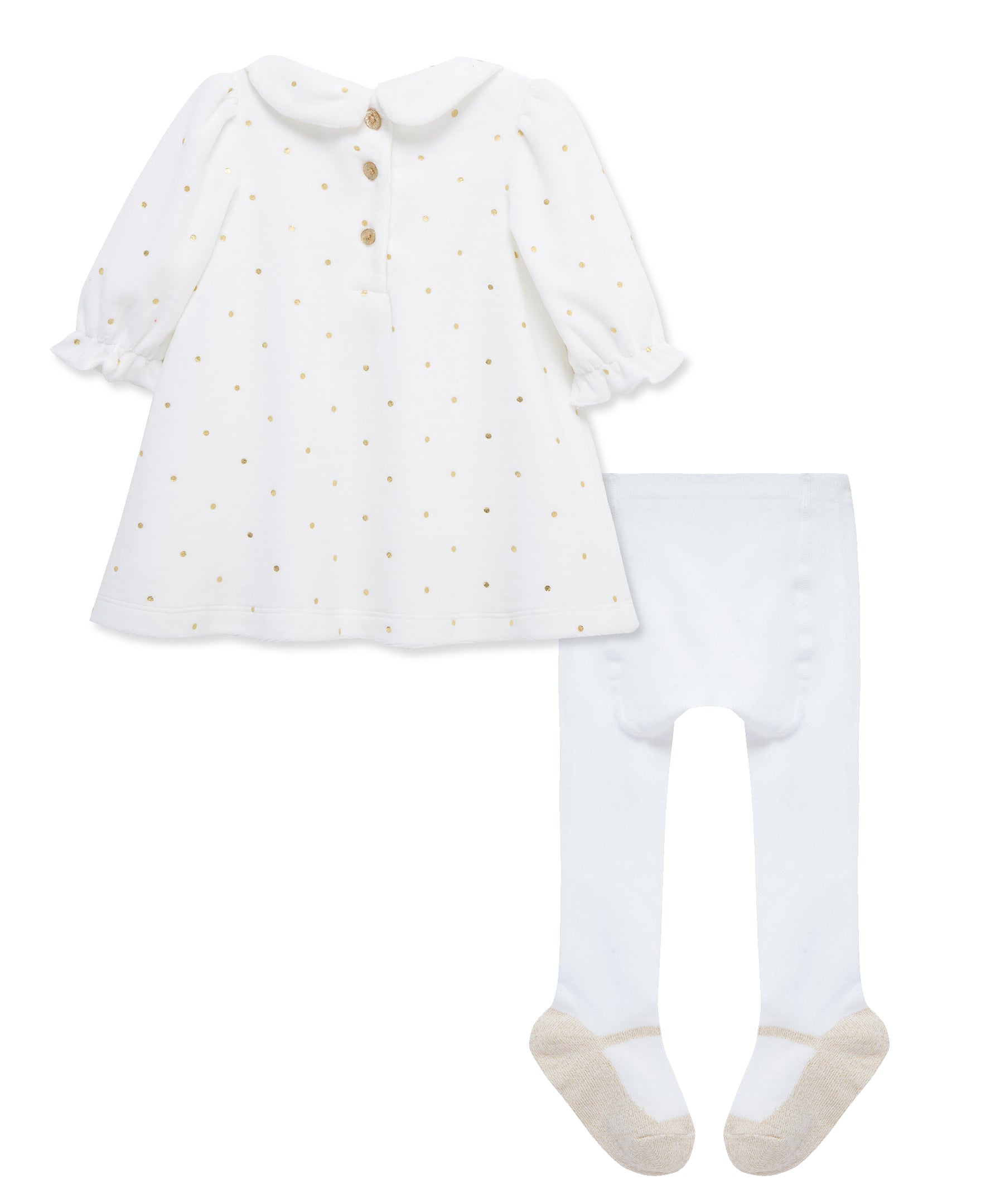 Bows Smocked Dress Set (3M-9M)