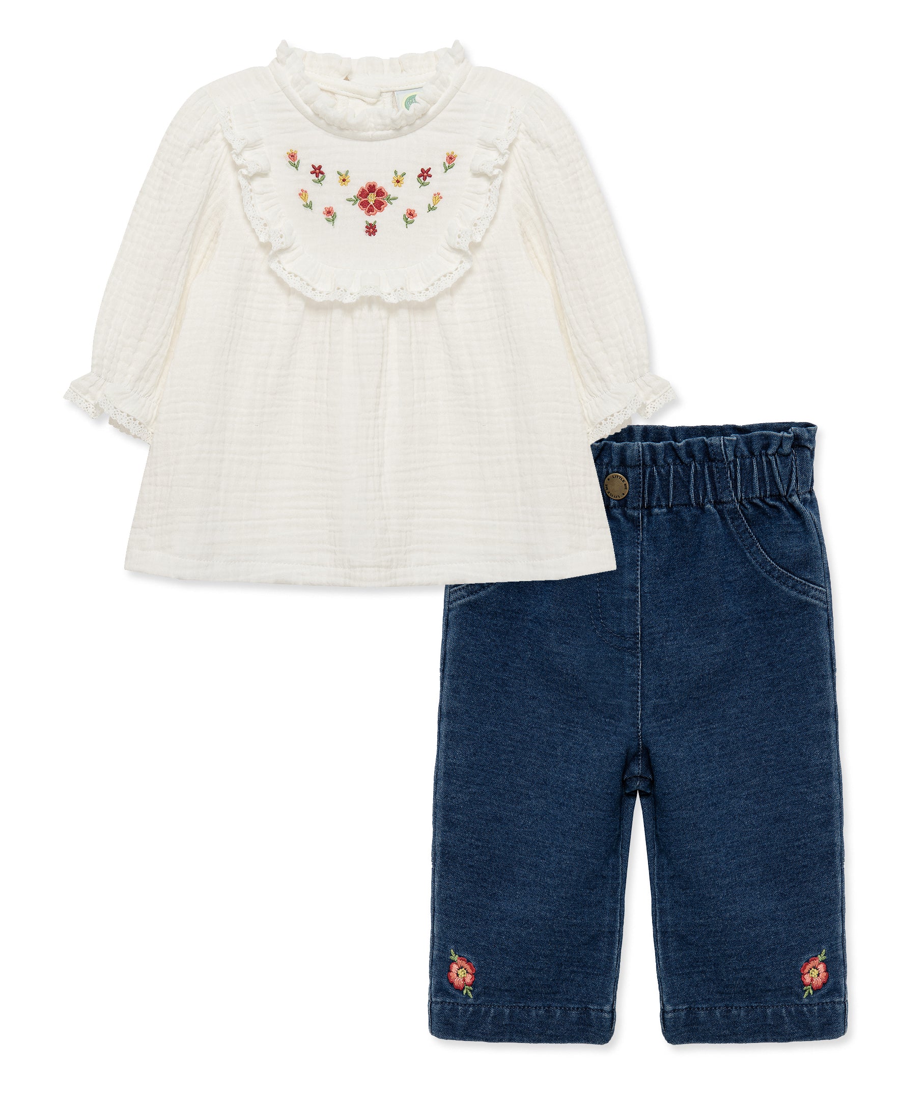 Blossom Blues Tunic Set - Little Me