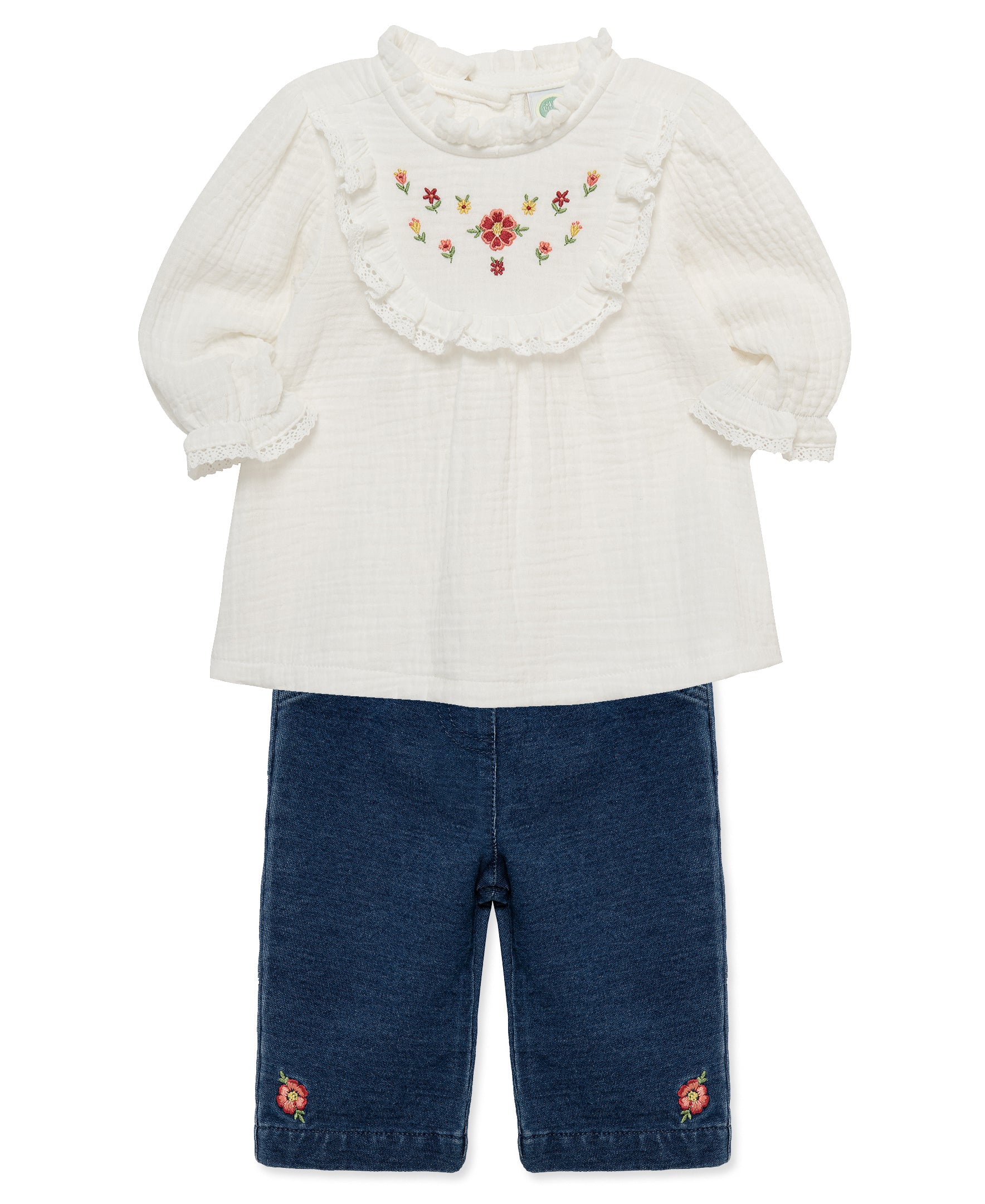 Blossom Blues Tunic Set - Little Me