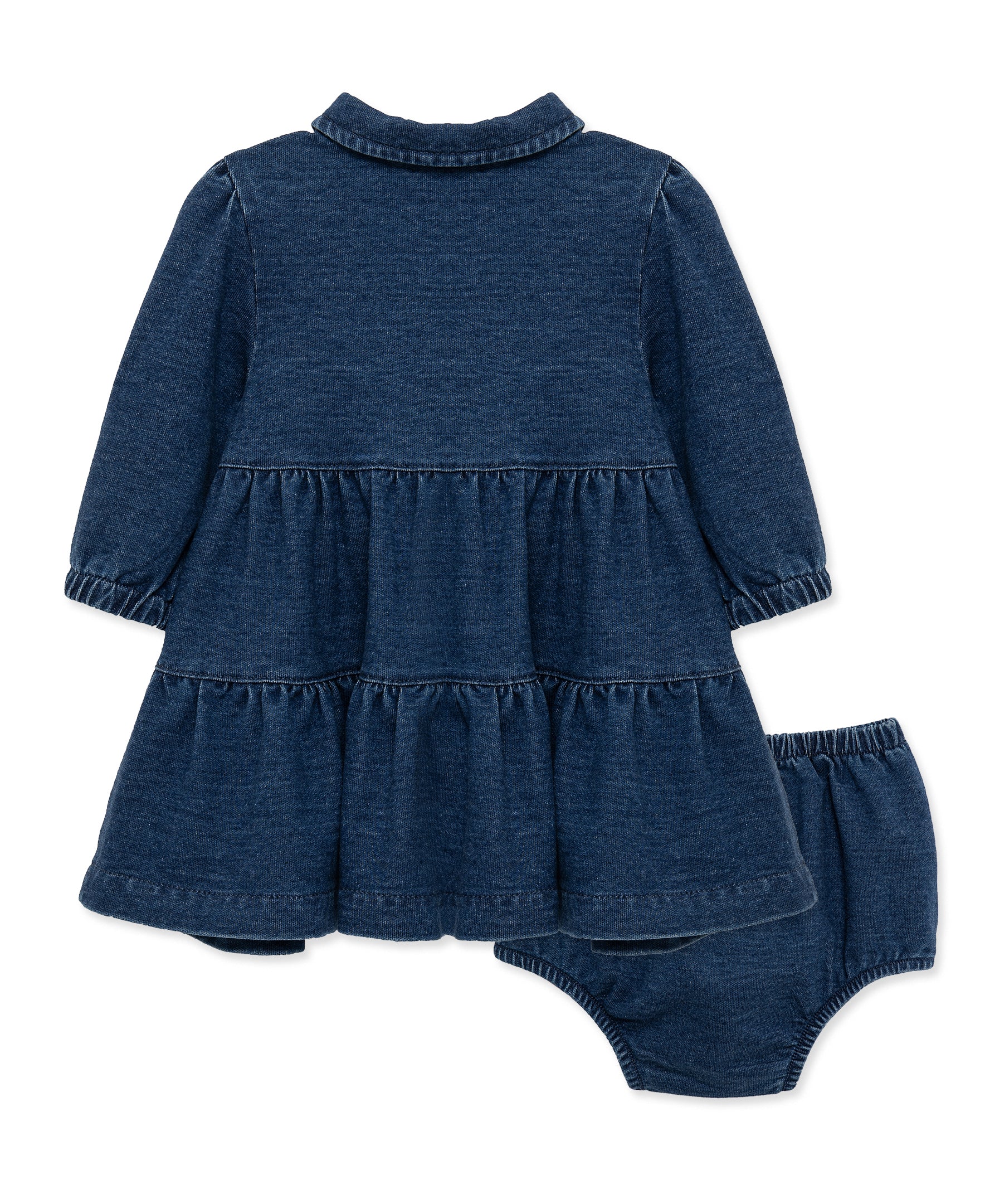 Blossom Blues Dress Set (3M-12M) - Little Me