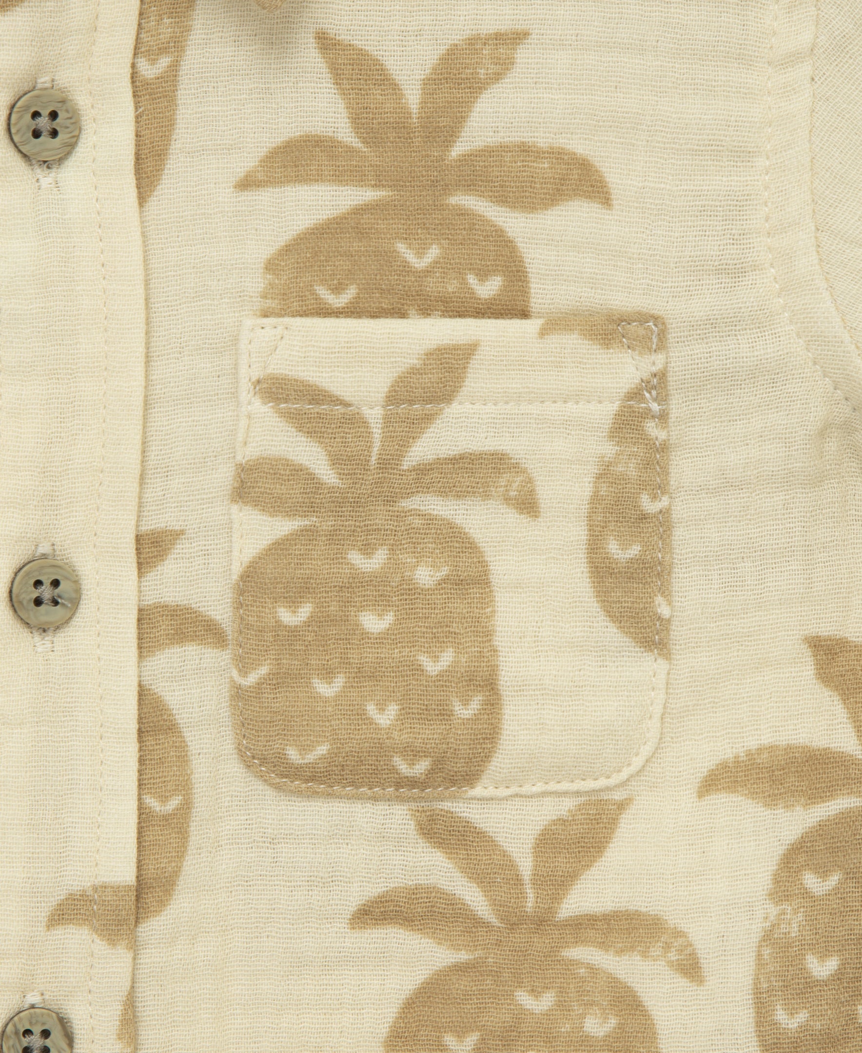 Pineapple Woven Short Set (12M-24M) - Little Me
