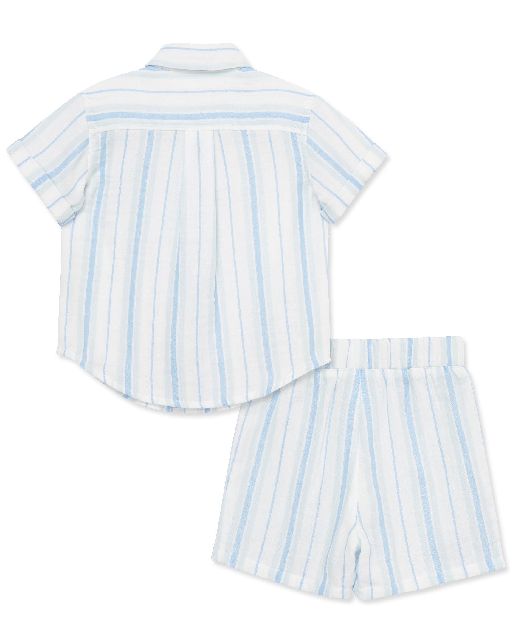 Stripe Woven Short Set (12M-24M) - Little Me