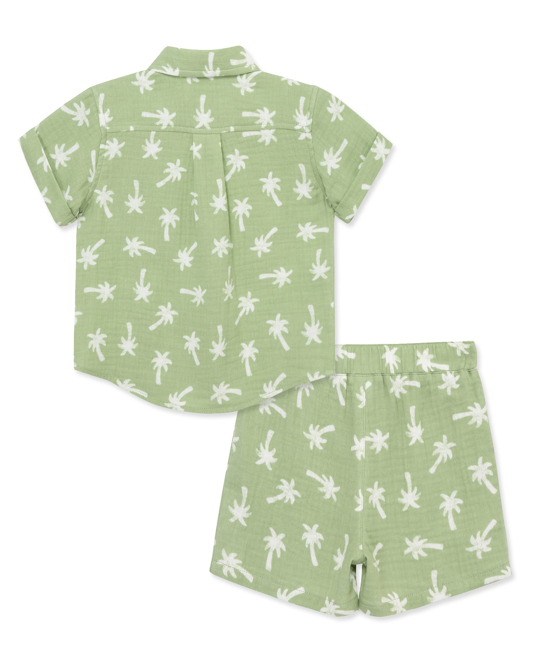 Tropical Woven Short Set (2T-4T) - Little Me