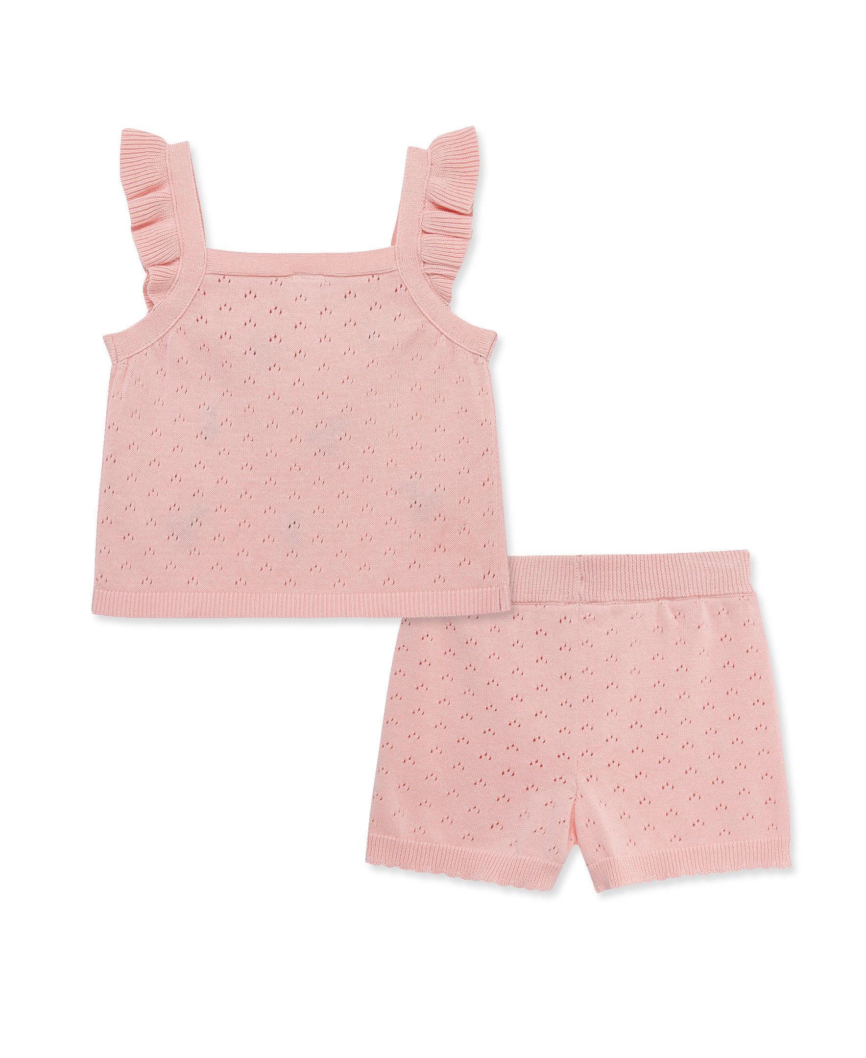 Cherry Pointelle Knit Short Set (12M-24M) - Little Me