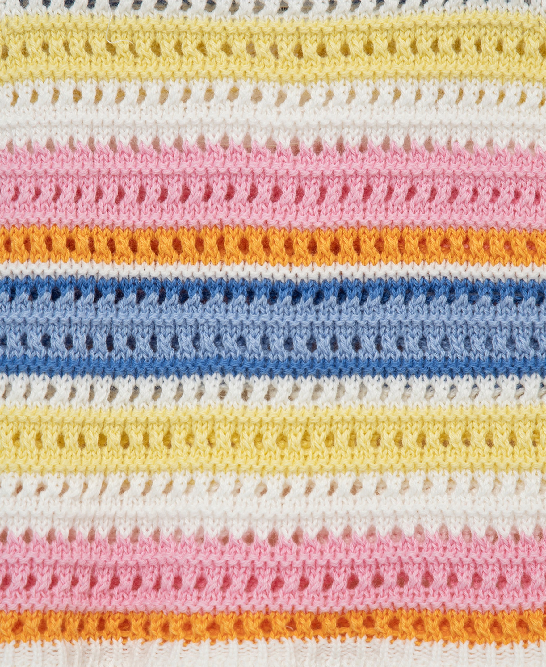 Fun Stripe Pointelle Knit Short Set (2T-4T) - Little Me