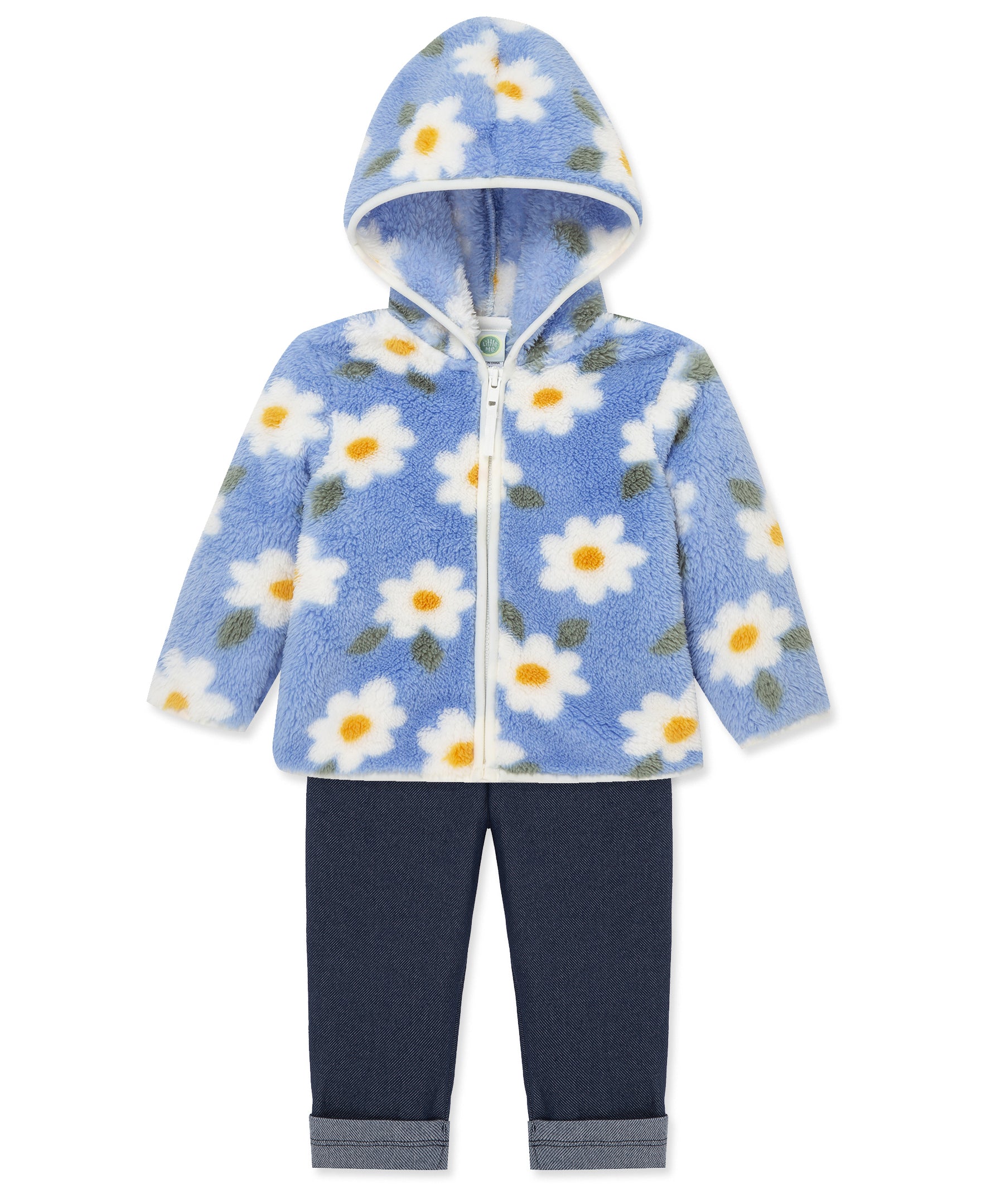Floral 3-Piece Toddler Sherpa Set (2T-4T) - Little Me