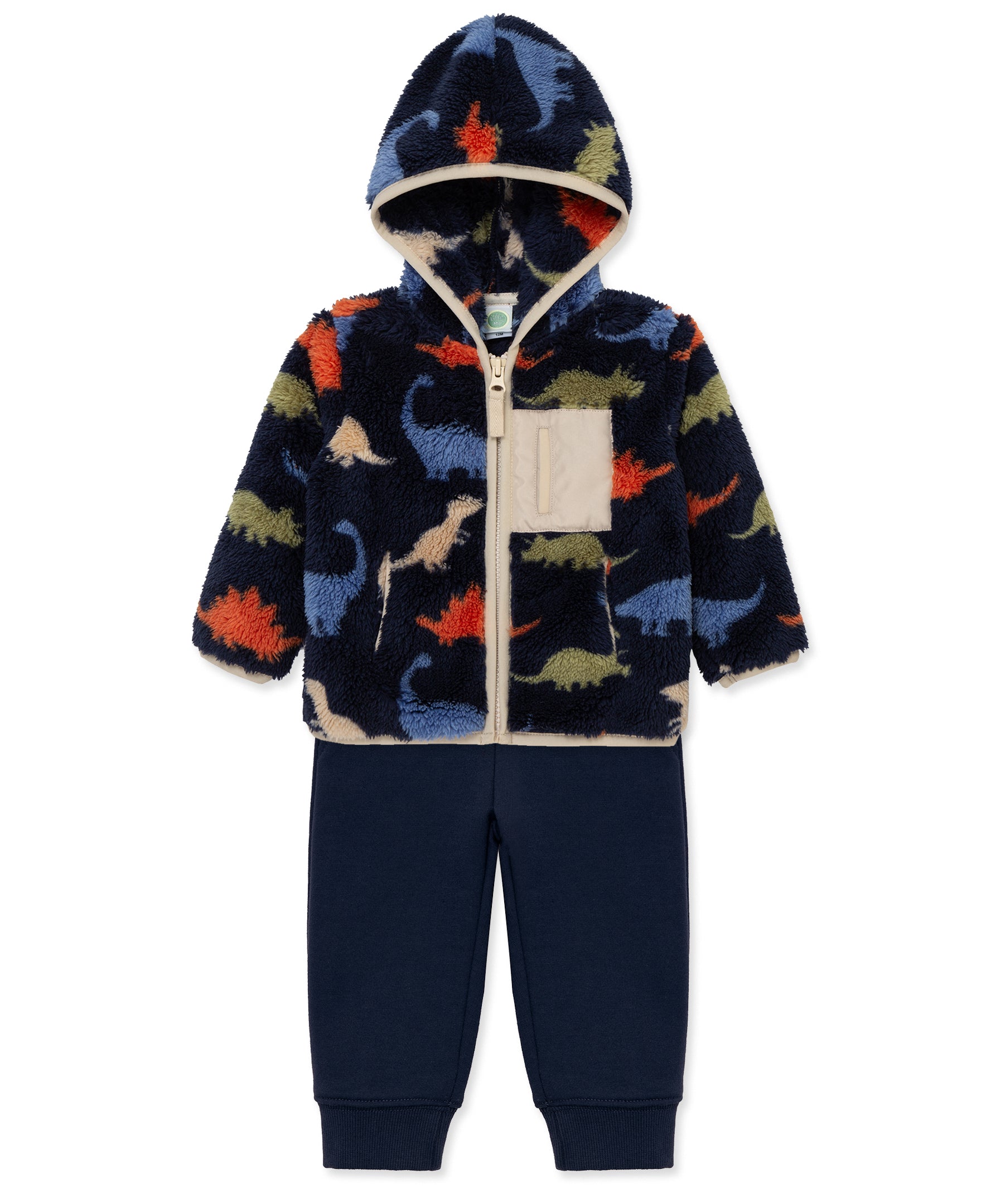 Dino 3-Piece Sherpa Set (12M-24M) - Little Me