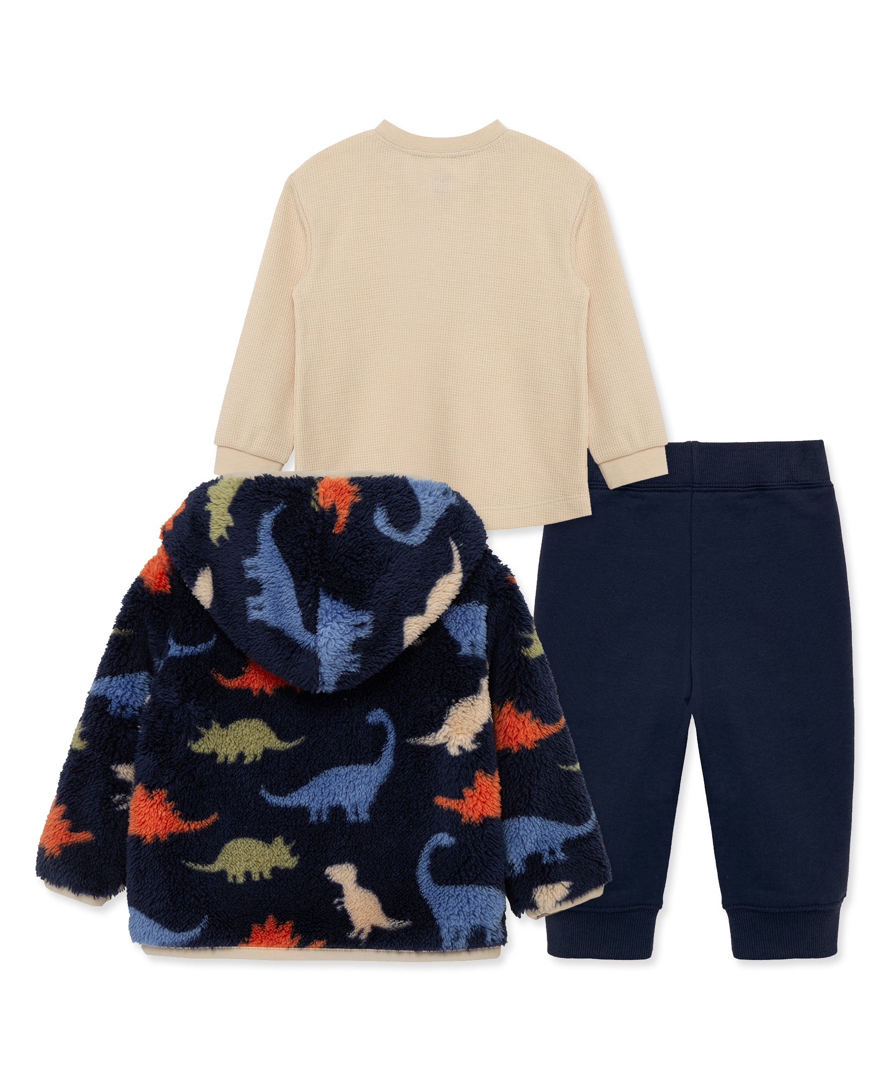 Dino 3-Piece Sherpa Set (2T-4T) - Little Me