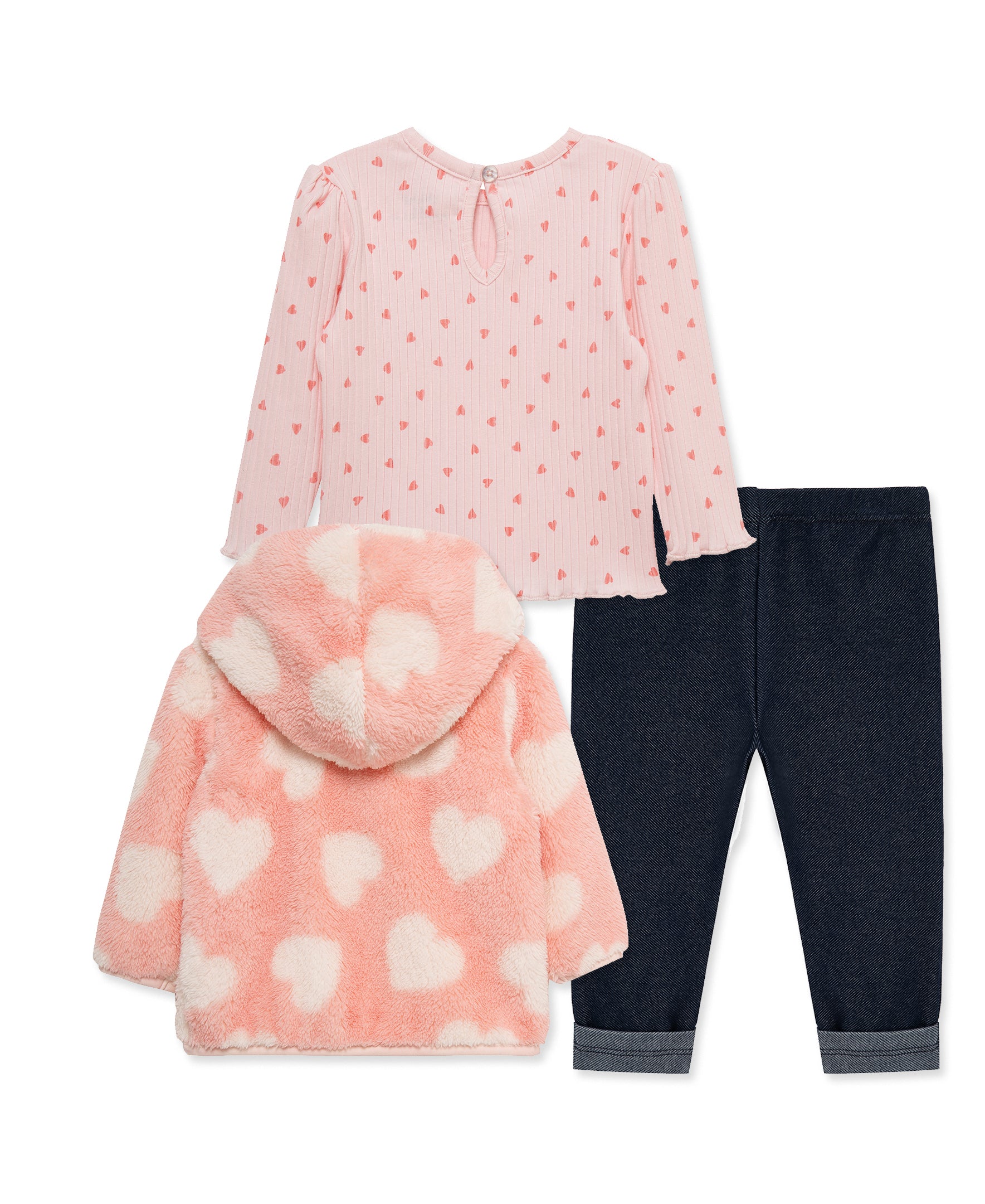 Heart 3-Piece Sherpa Set (12M-24M) - Little Me