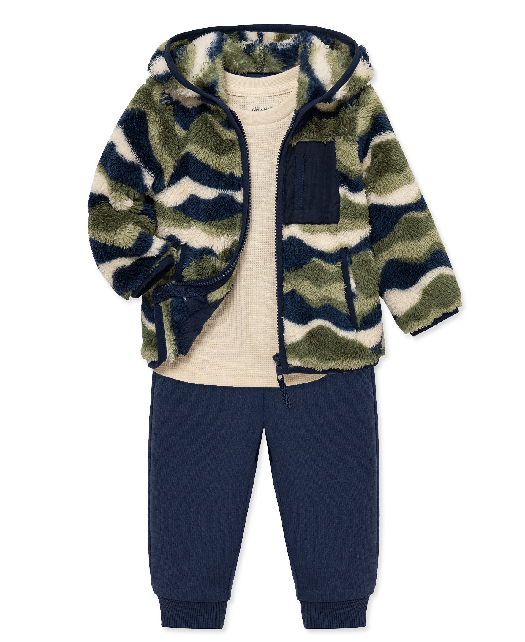 Landscape Camo 3-Piece Sherpa Set (12M-24M) - Little Me