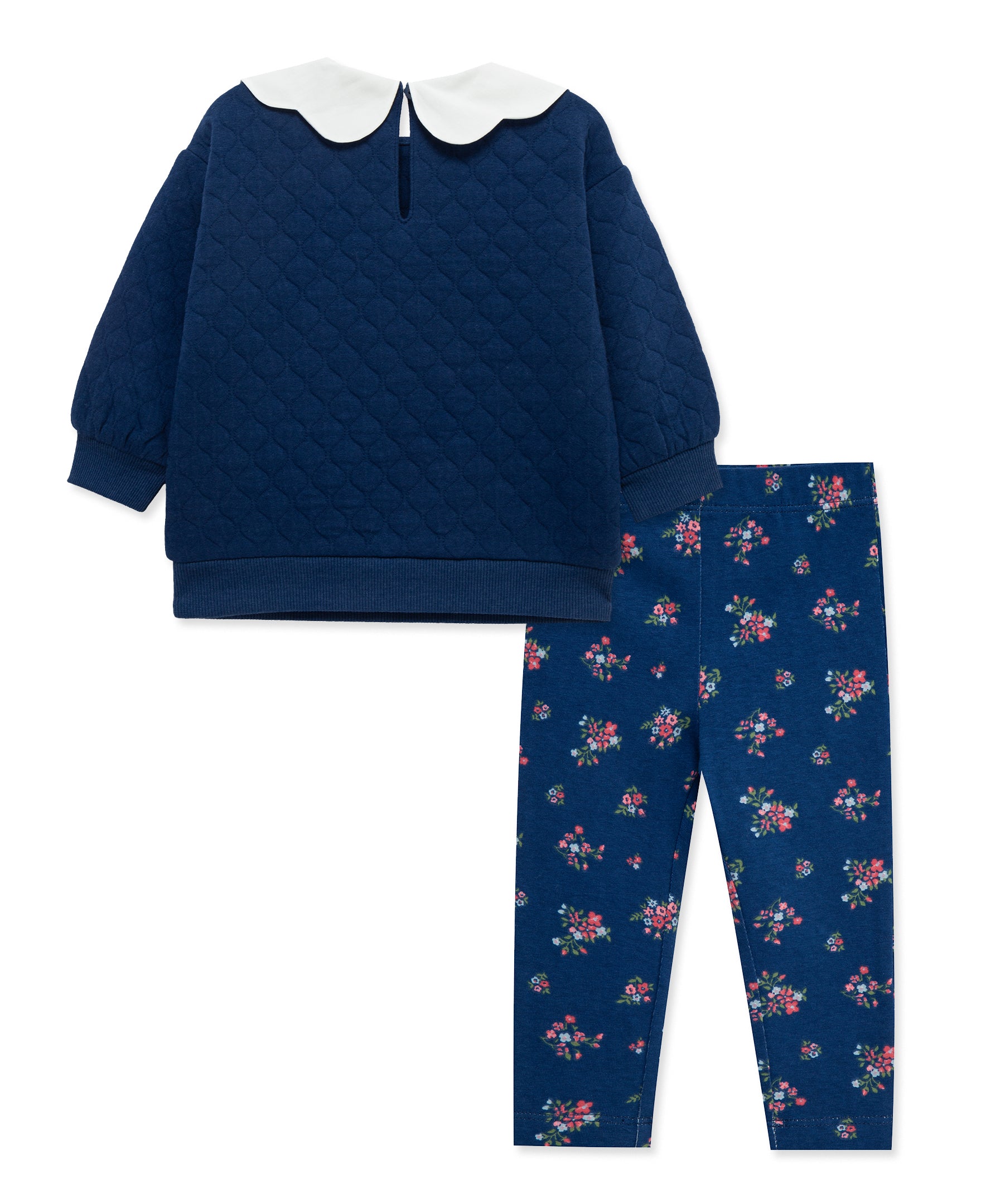 Navy 2-Piece Sweatshirt Set (12M-24M) - Little Me