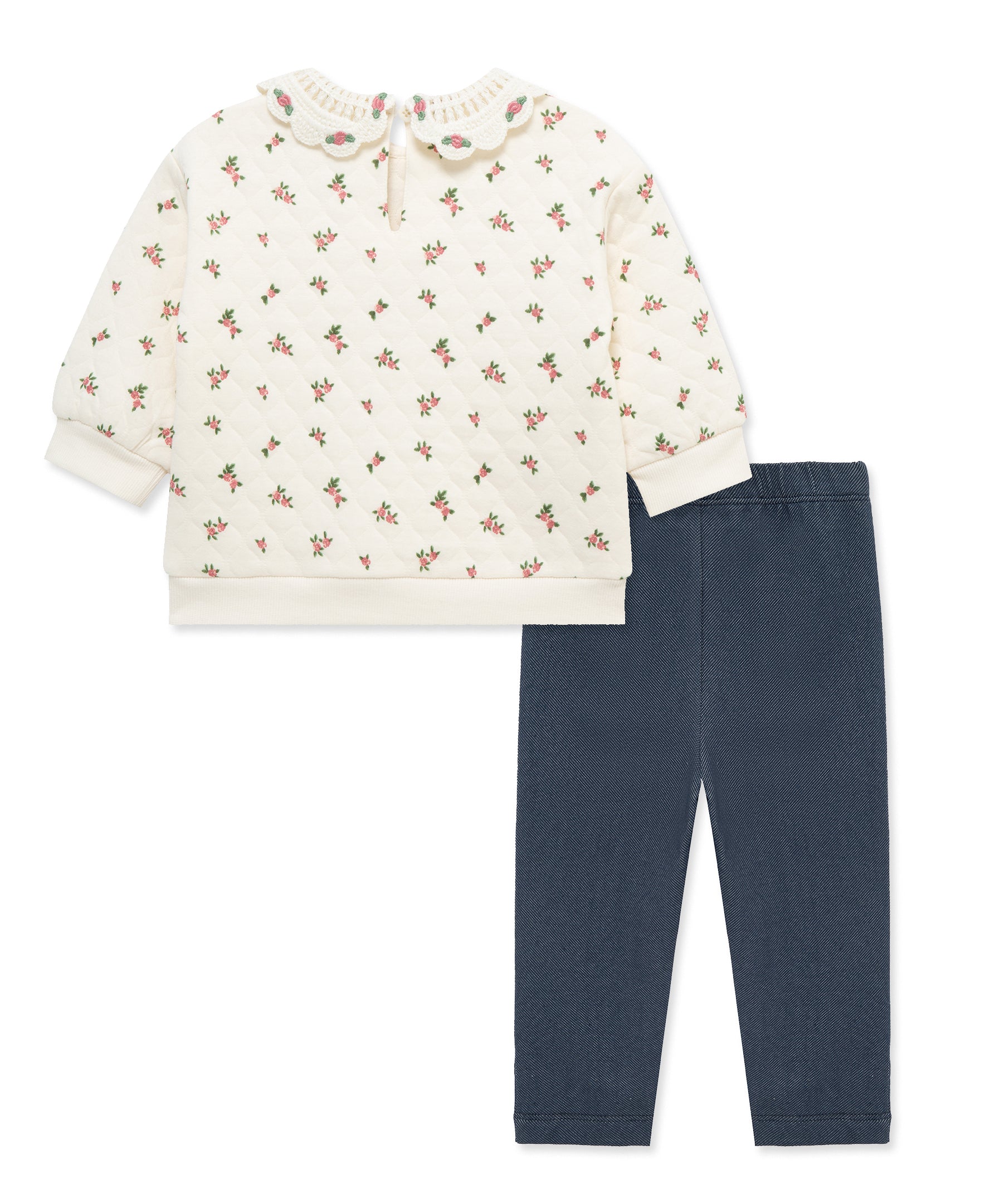 Rose 2-Piece Sweatshirt Set (12M-24M) - Little Me