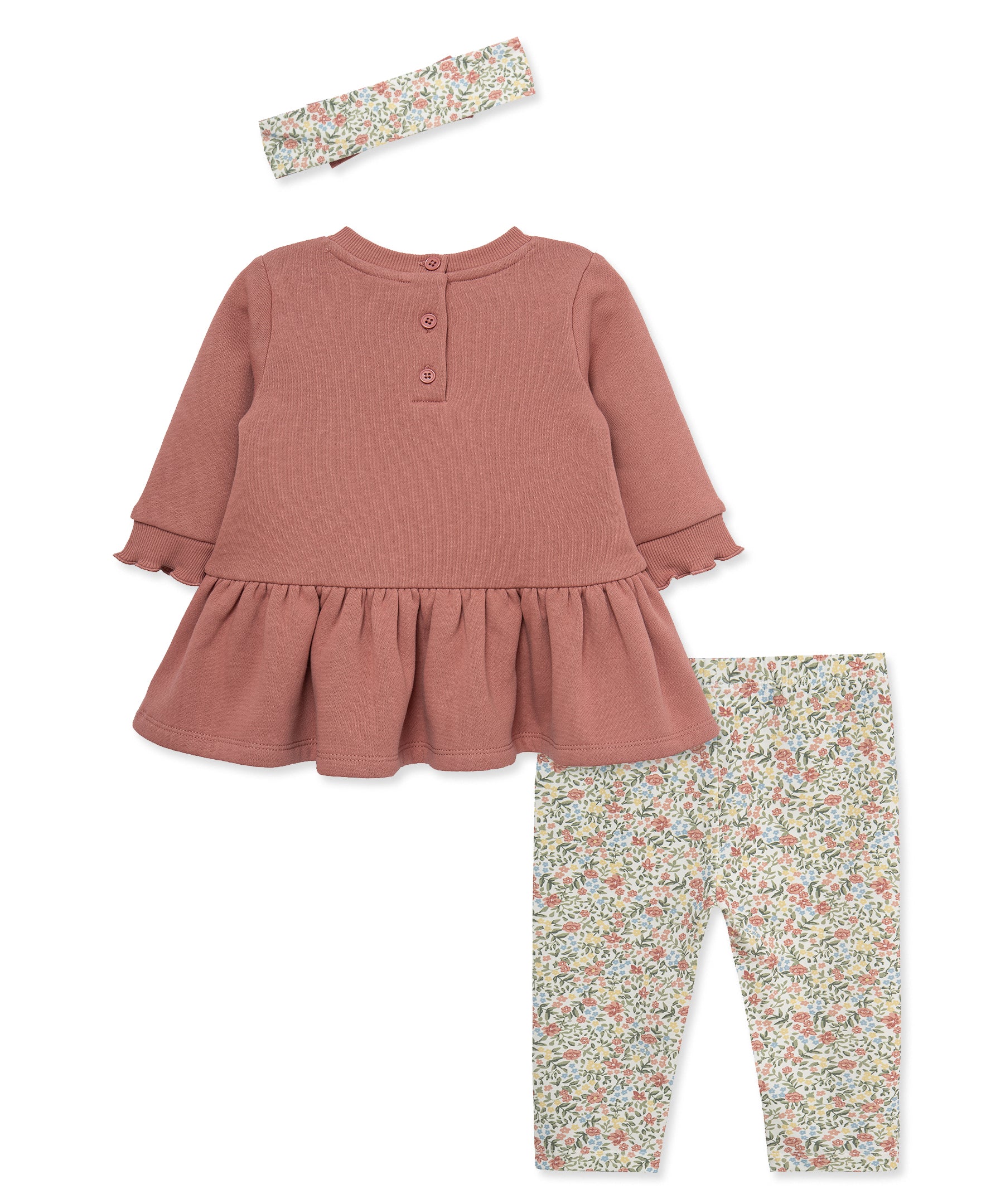 Bows Sweatshirt Dress Set (2T-4T) - Little Me