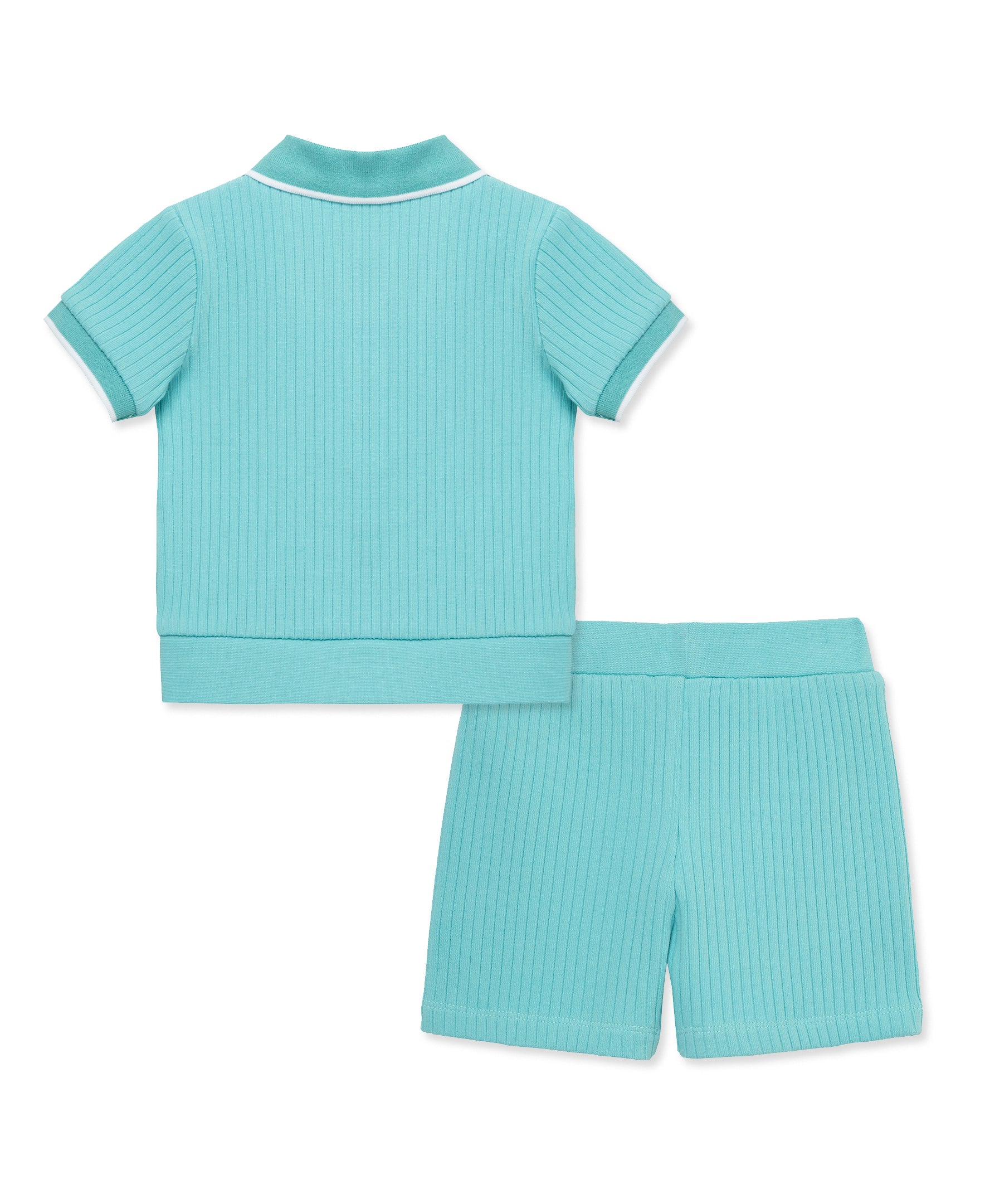 Aqua Polo 2-Piece Short Set (2T-4T) - Little Me