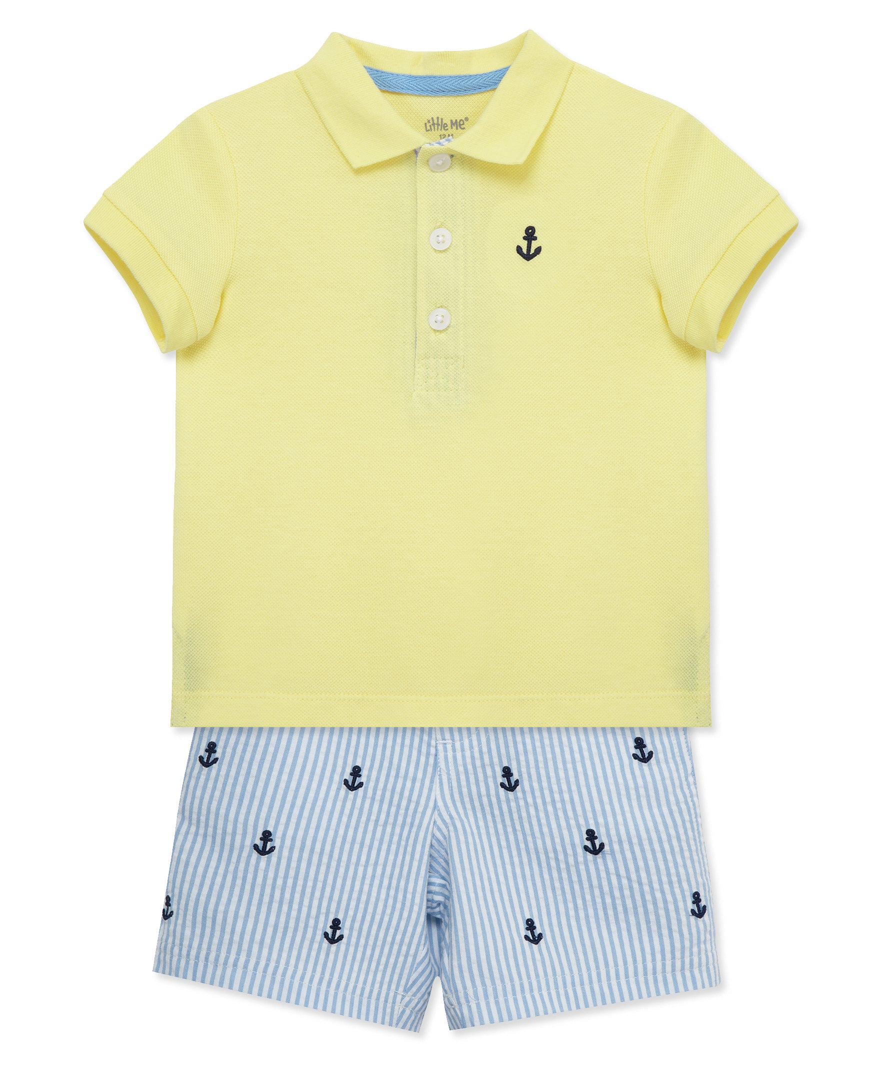 Anchor Polo Short Set (2T-4T) - Little Me
