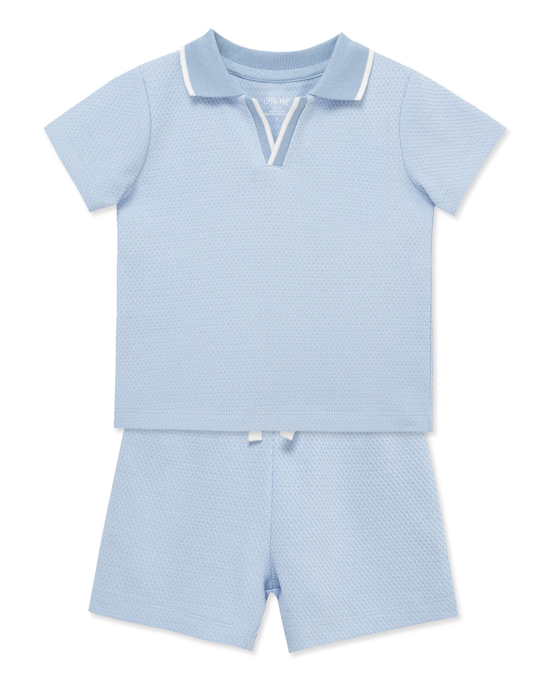 Light Blue 2-Piece Short Set (2T-4T) - Little Me