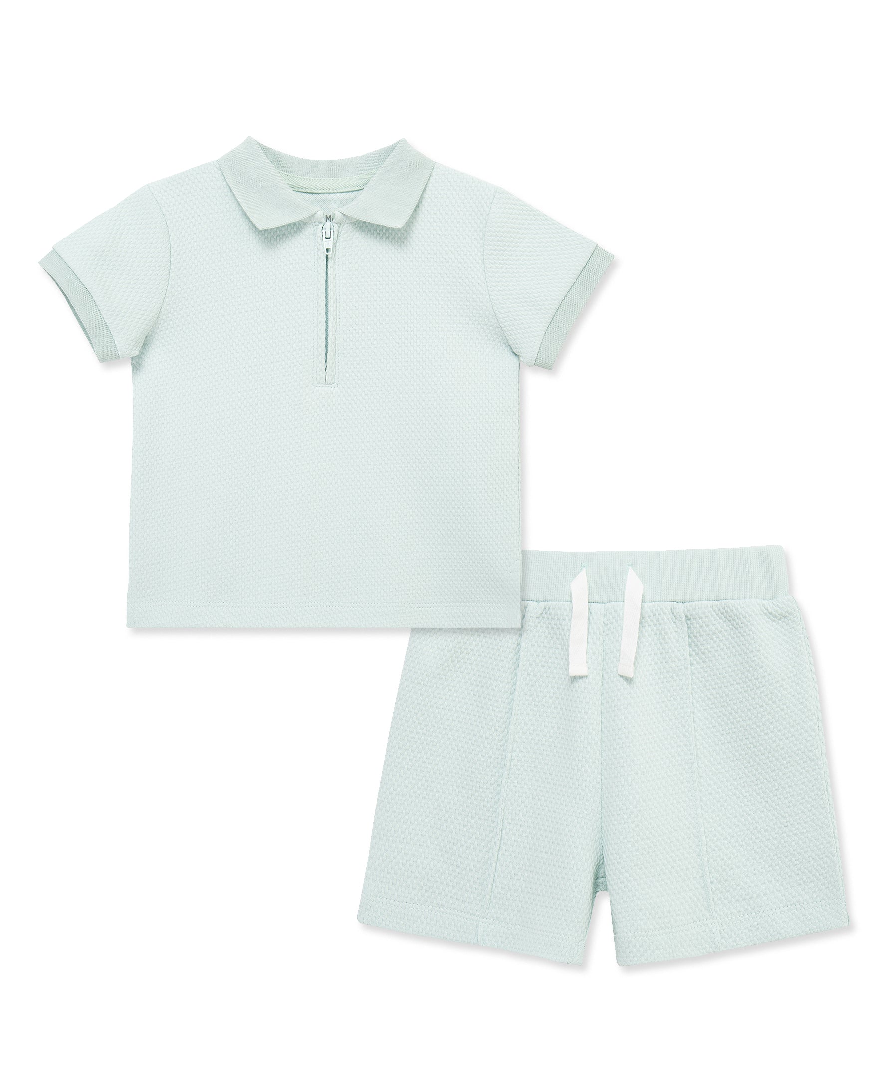 Aqua 2-Piece Short Set (2T-4T)