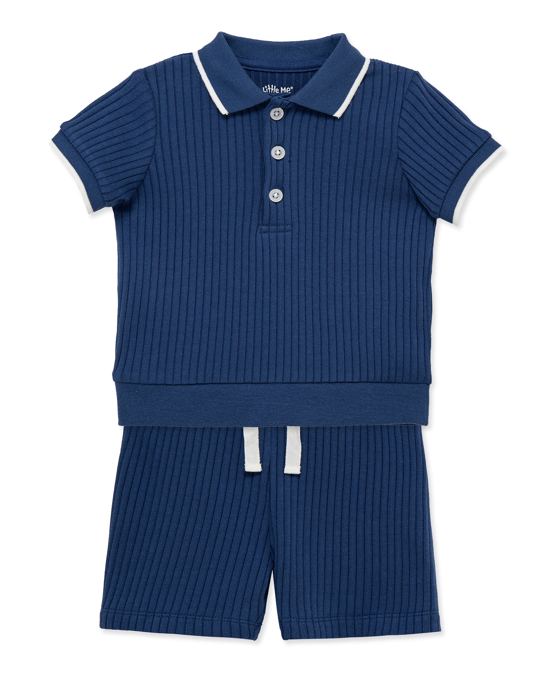 Navy 2-Piece Short Set (2T-4T)