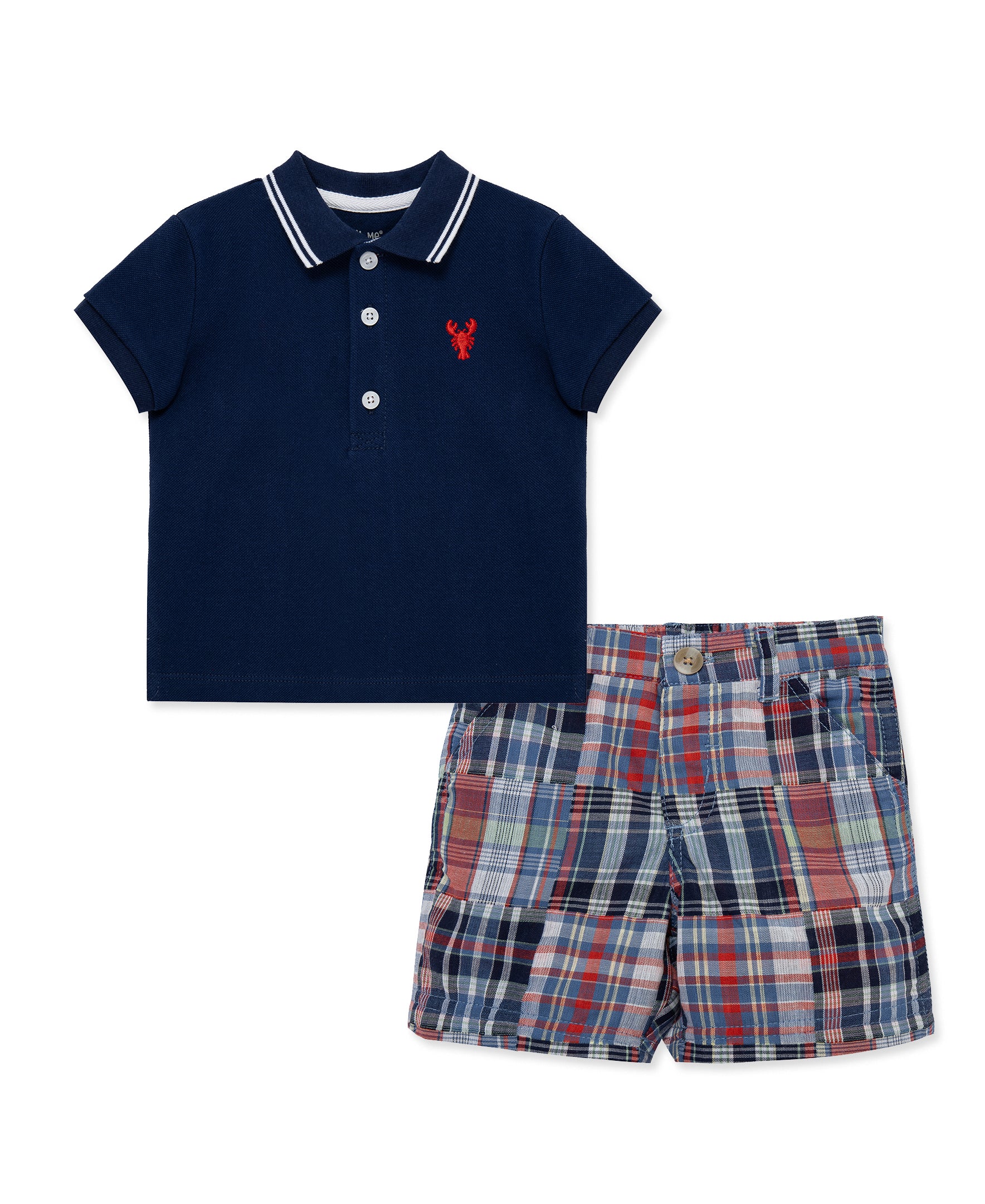 Lobster Polo Short Set (2T-4T) - Little Me