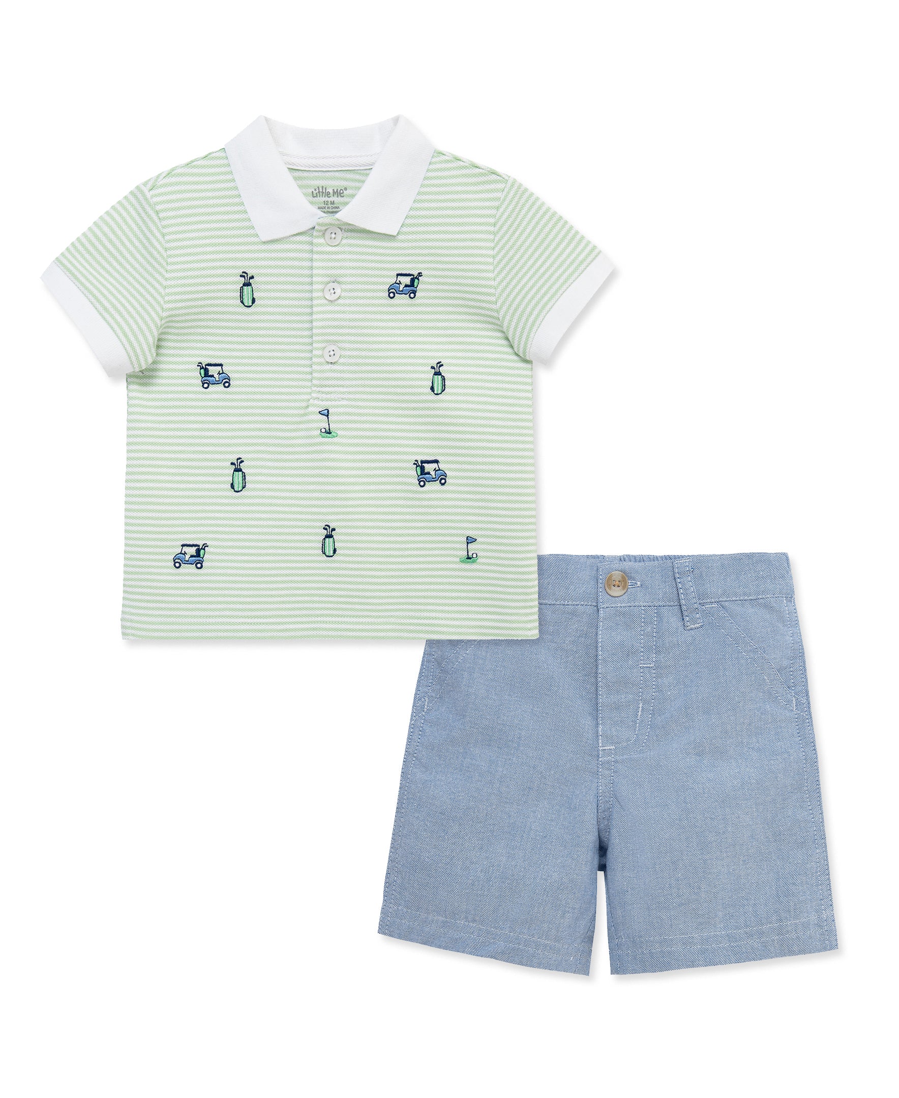 Golf Polo Short Set (2T-4T) - Little Me