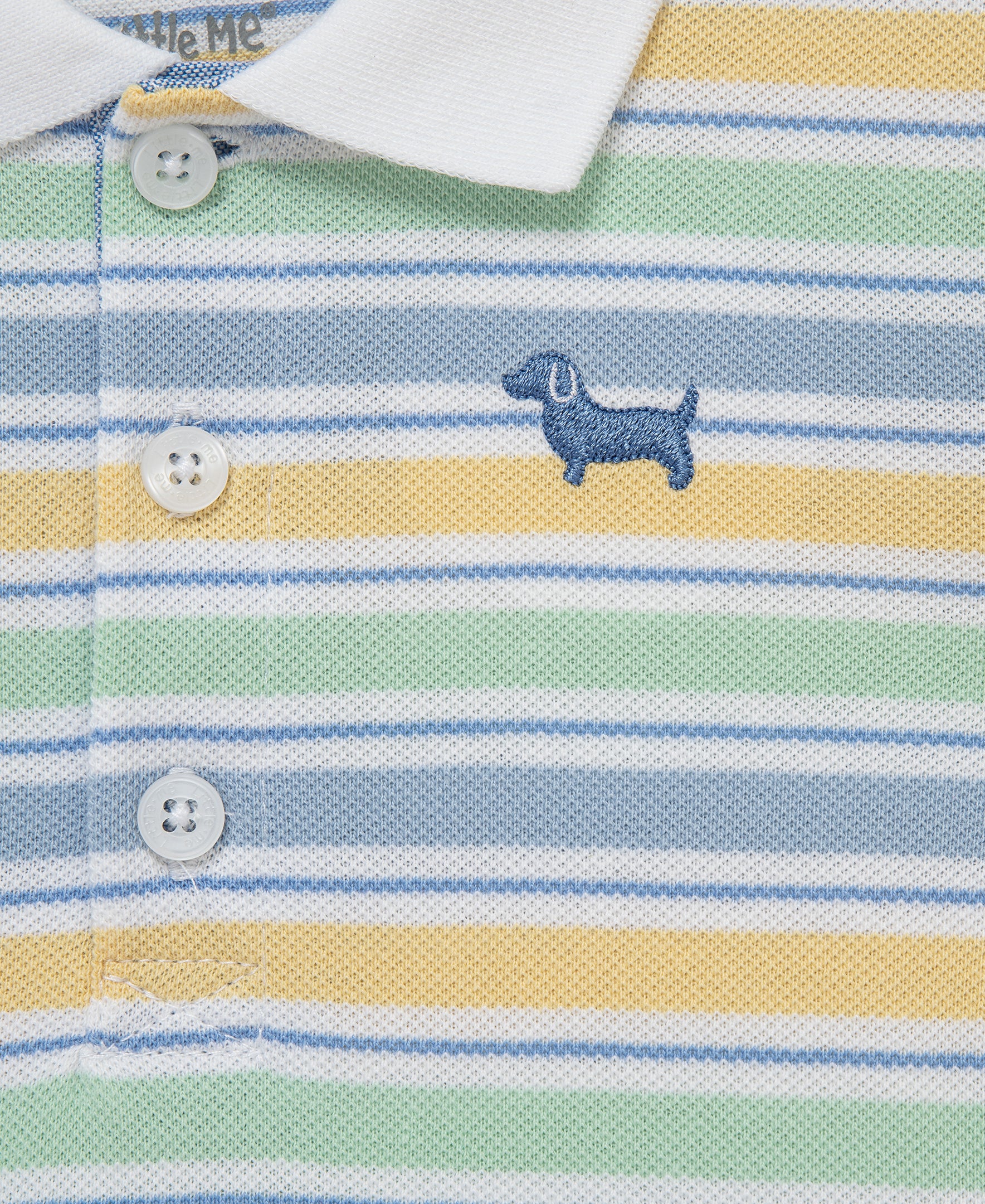 Puppy Polo Short Set (12M-24M) - Little Me