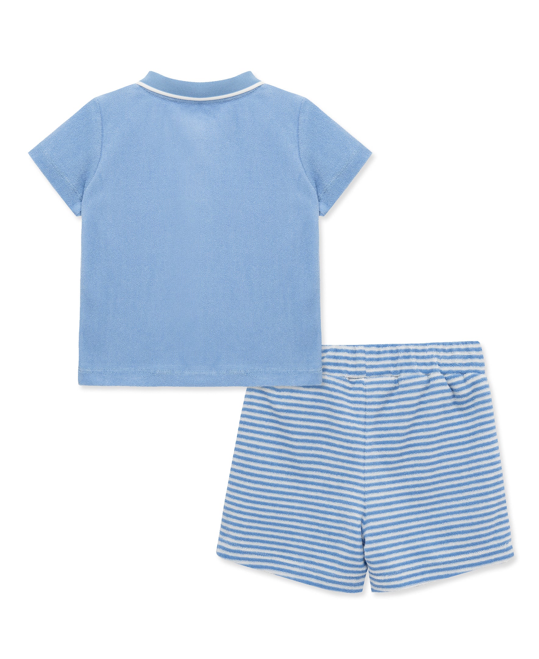 Whale Terry Short Set (12M-24M) - Little Me