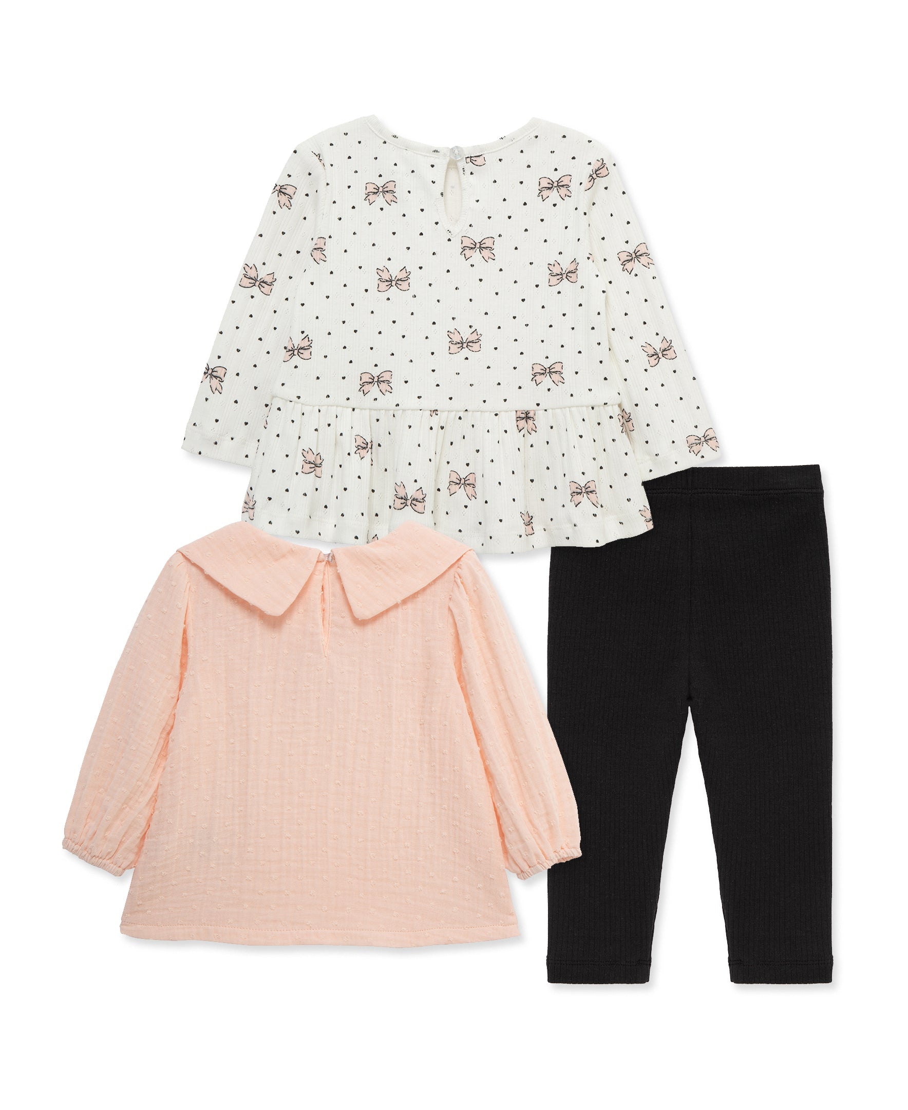 Bow 3-Piece Toddler Play Set (2T-4T) - Little Me