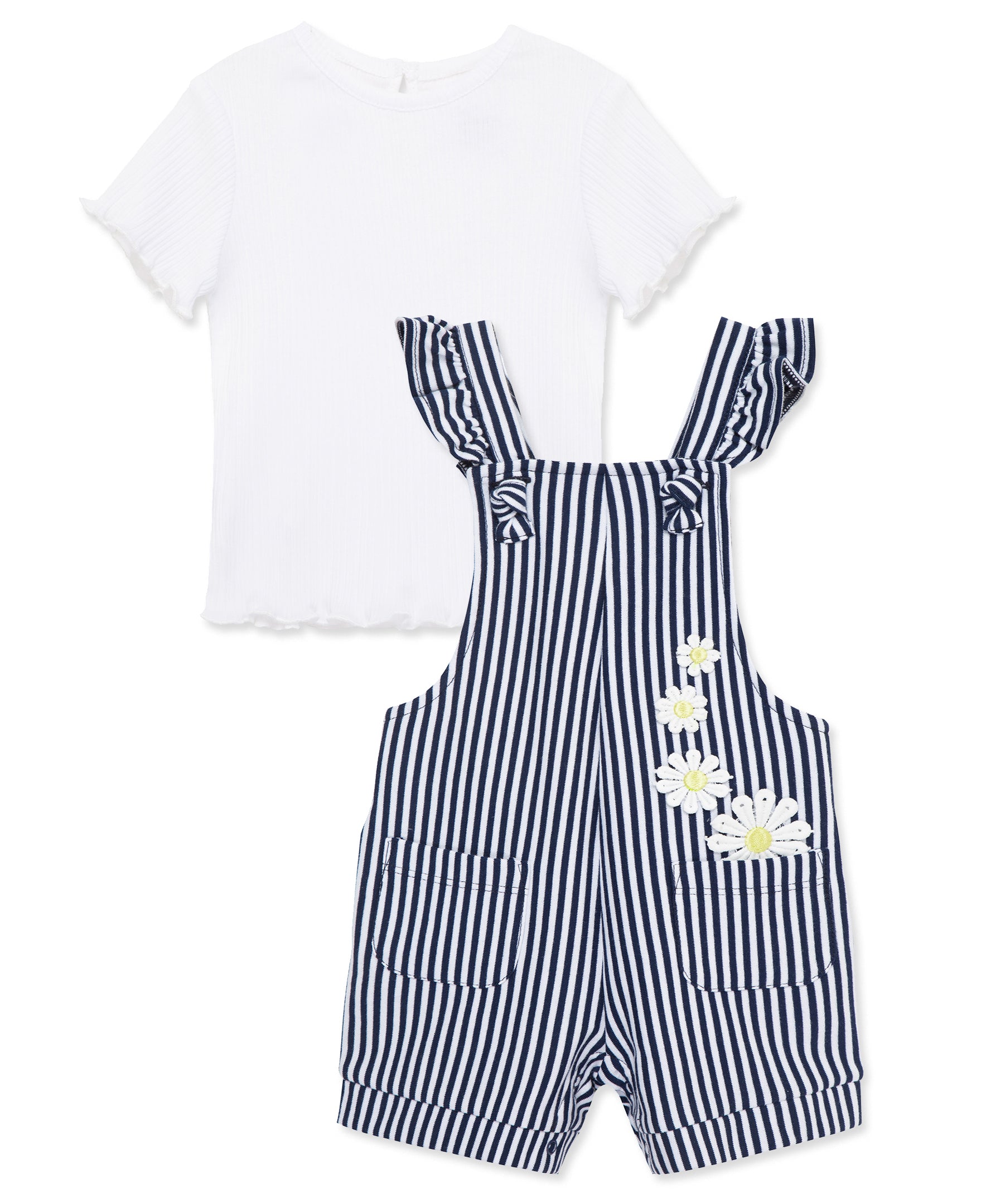 Daisy Knit Shortall Set (2T-4T) - Little Me
