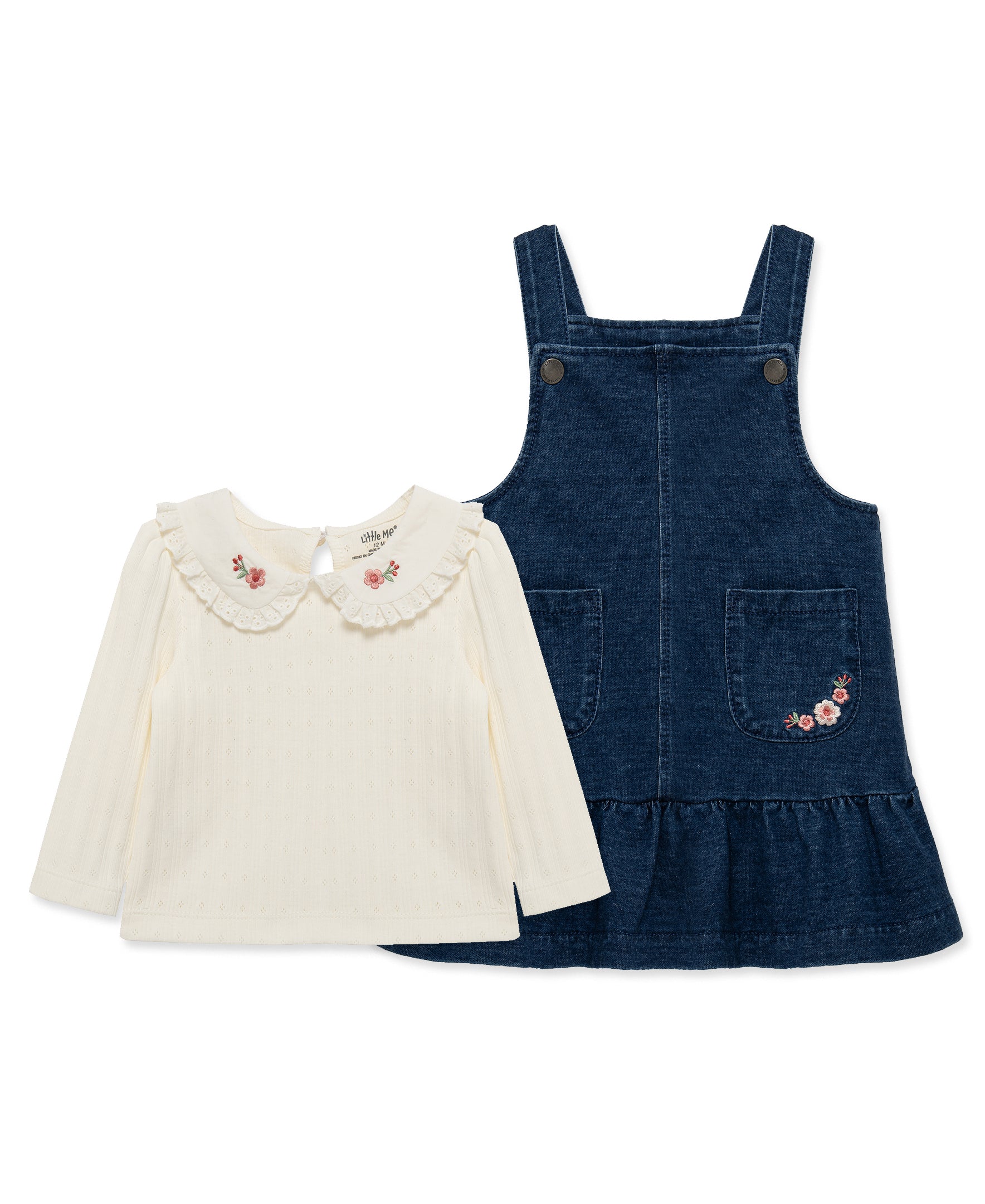 Floral Jumper Set (2T-4T) - Little Me