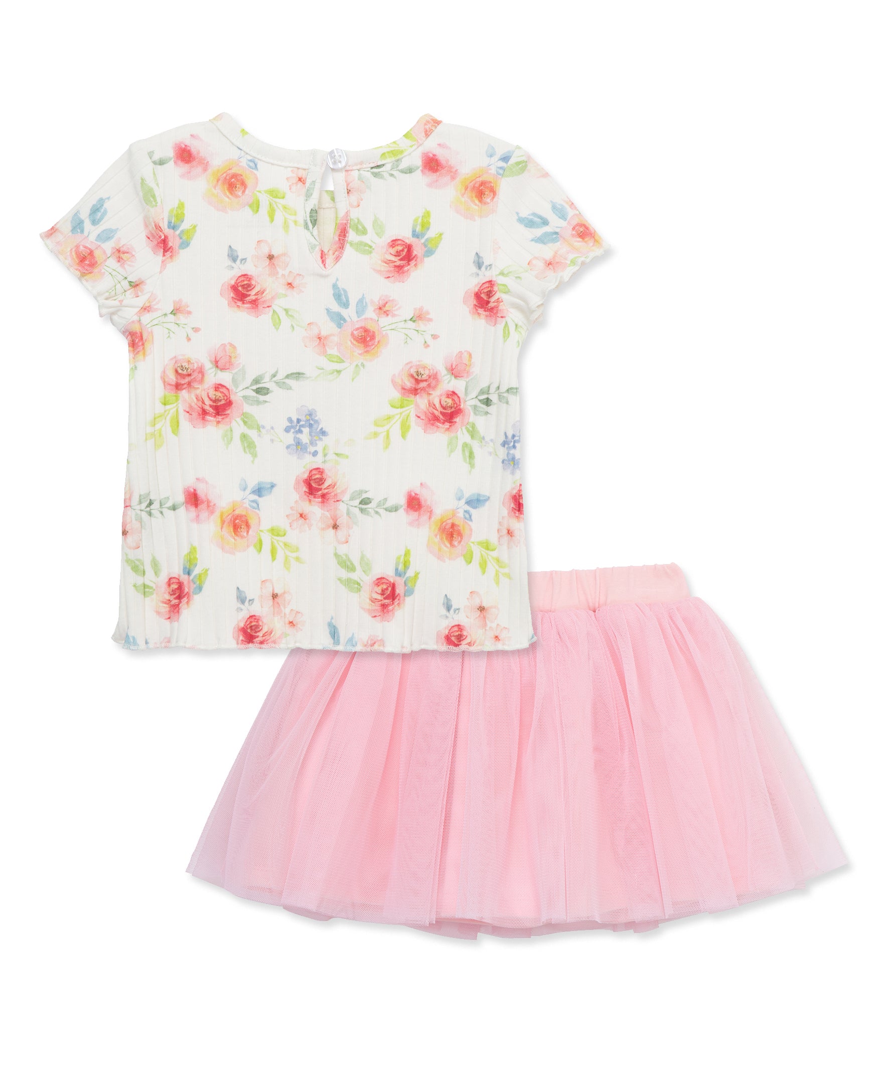 Rose Top & Skort Set (2T-4T) - Little Me