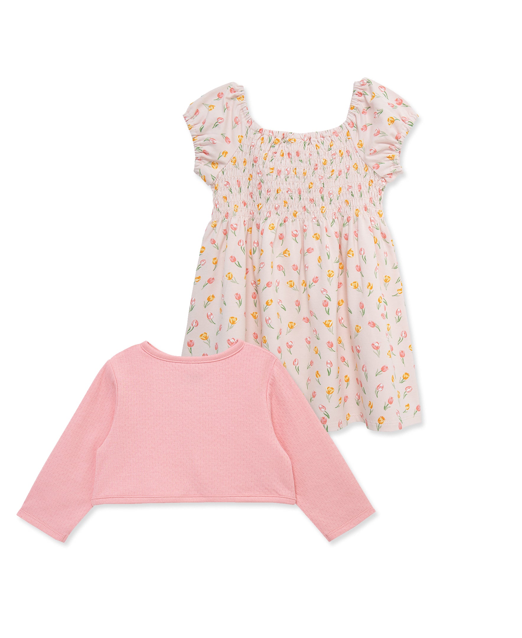 Tulip Knit Dress & Cardigan Set (2T-4T) - Little Me