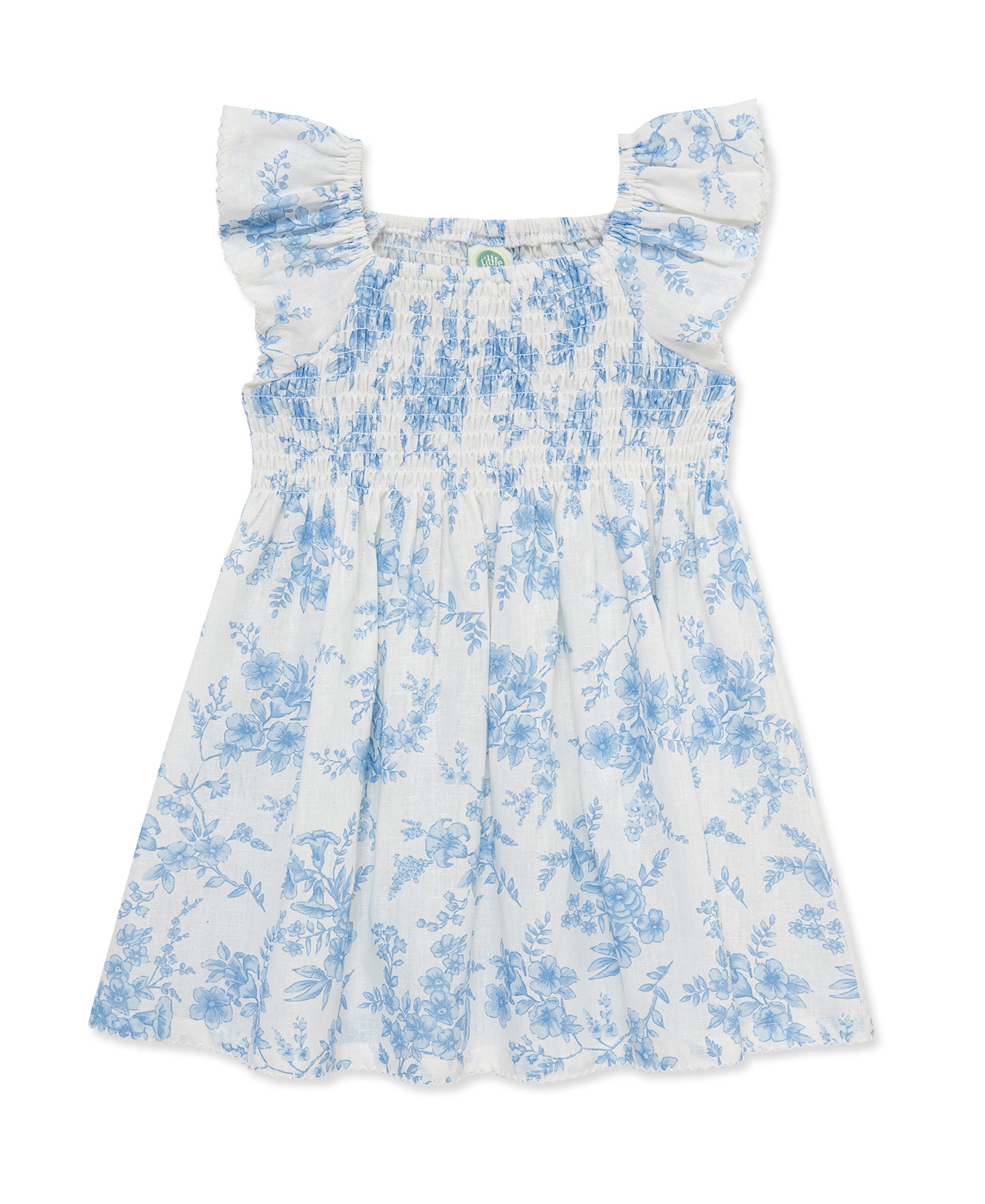 Floral Toile Woven Sundress (2T-4T)