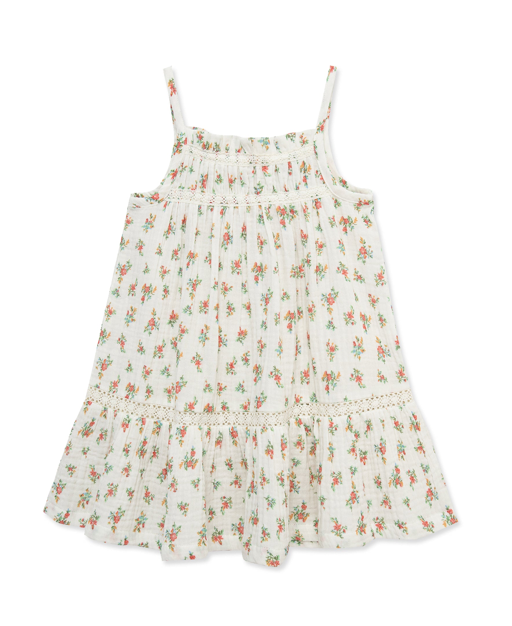 Ditsy Floral Woven Sundress (2T-4T)
