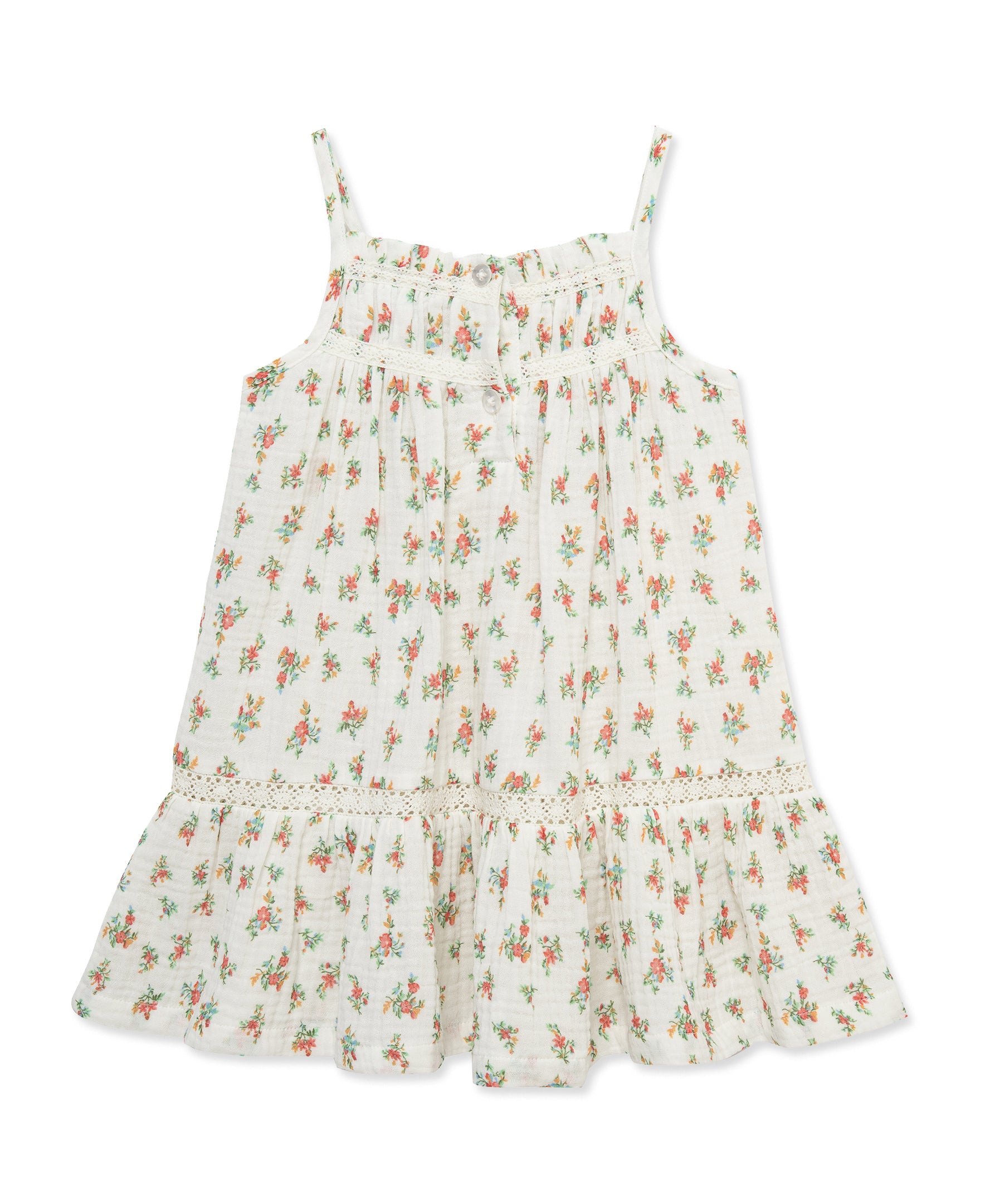 Ditsy Floral Woven Sundress (2T-4T)