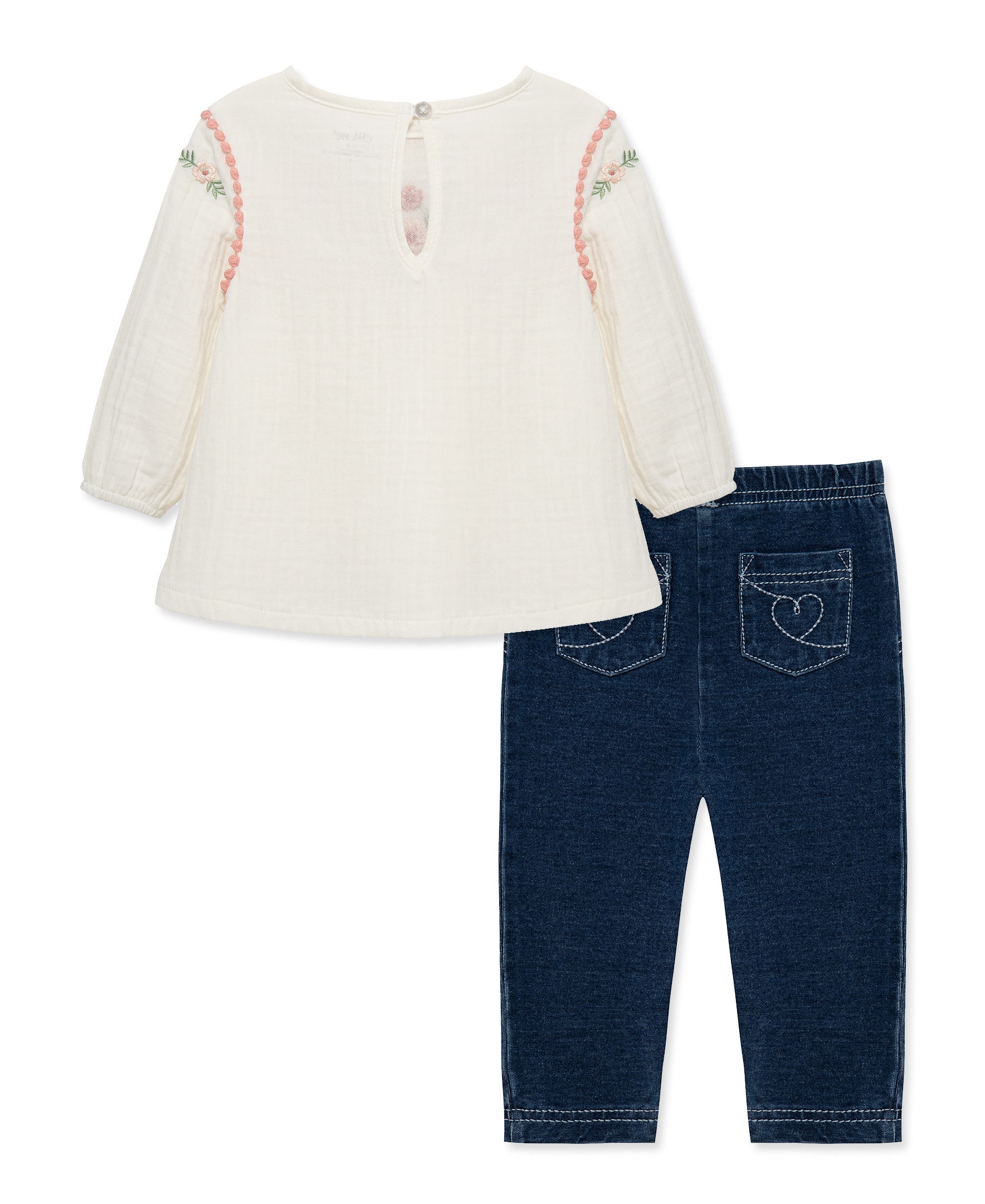 Floral Tunic & Pant Set (2T-4T) - Little Me
