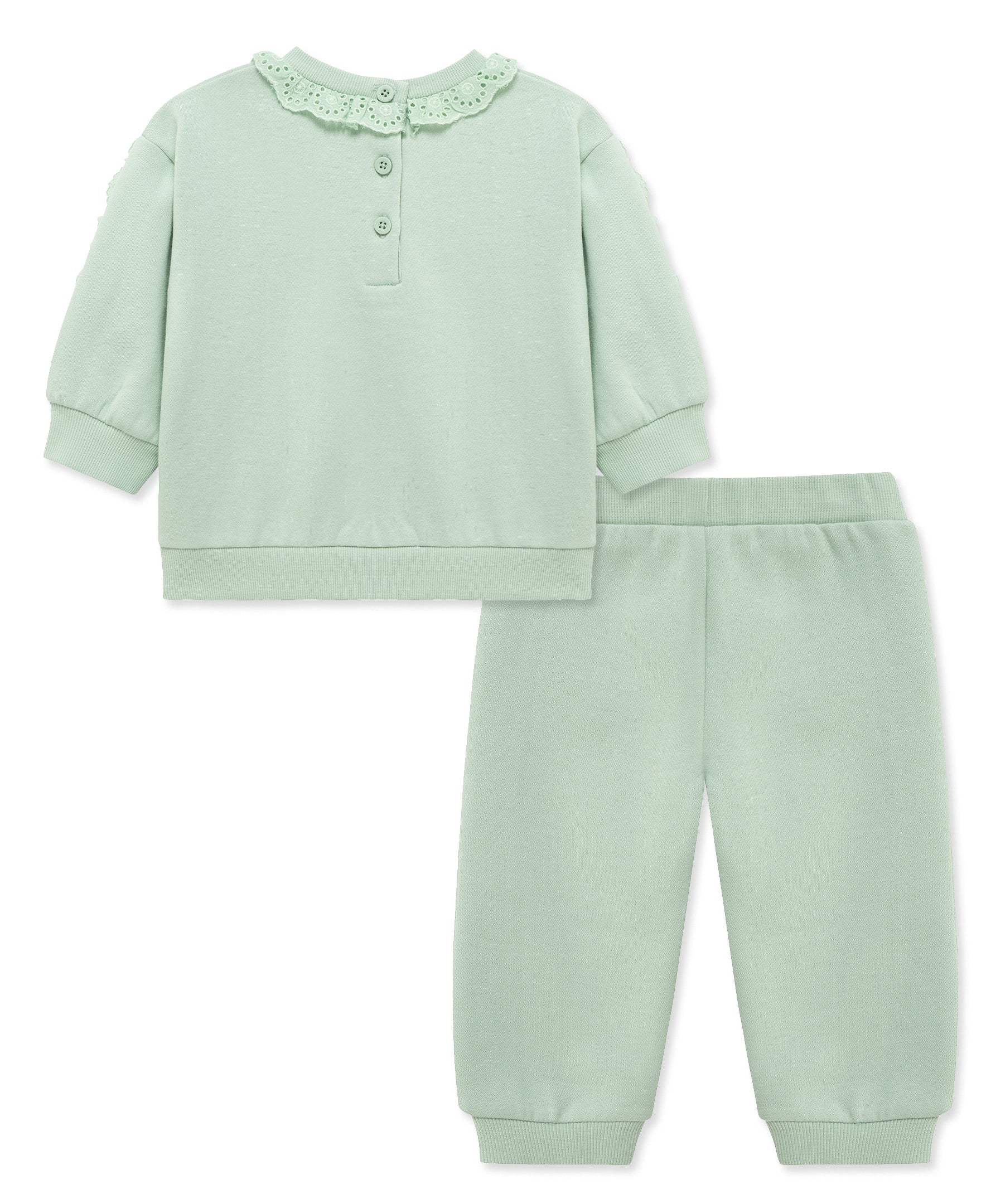 Green Sweatshirt Set (12M-24M) - Little Me